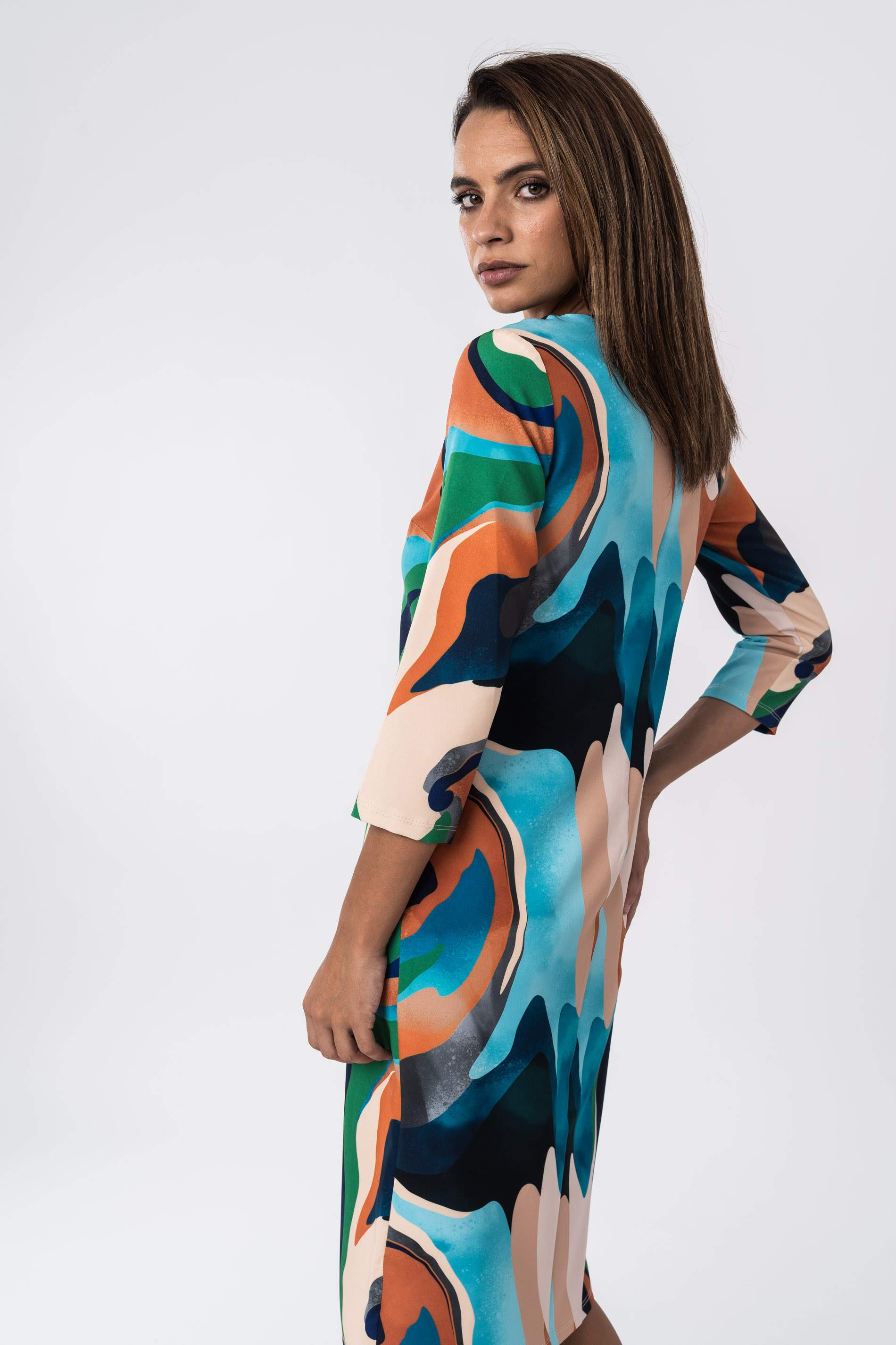 VESTIDO RECTO COLORES Precchio