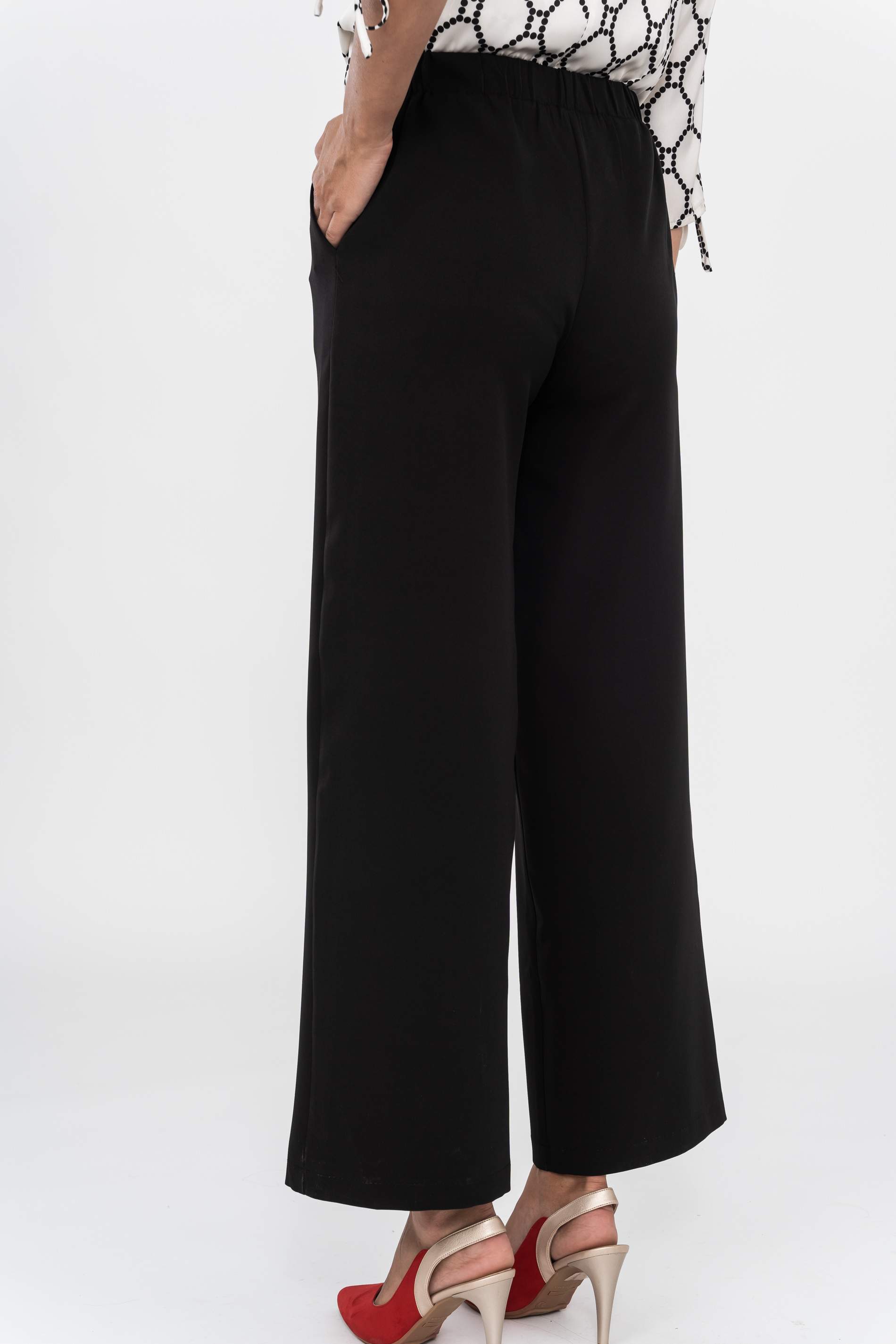 PANTALON ANCHO VESTIR NEGRO