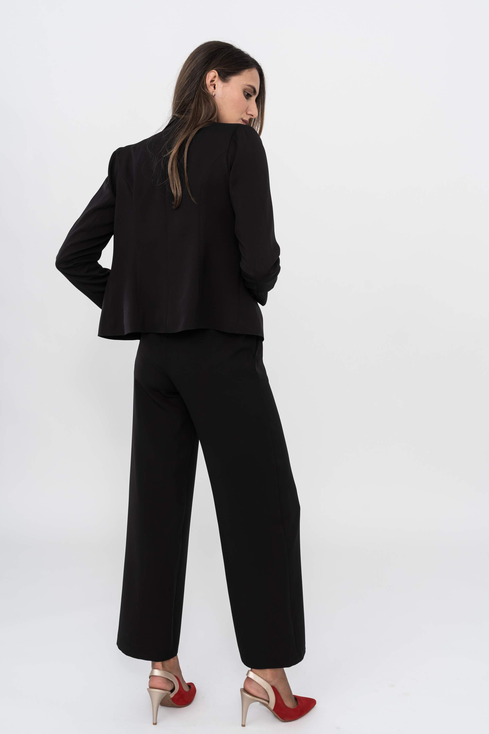 PANTALON ANCHO VESTIR NEGRO