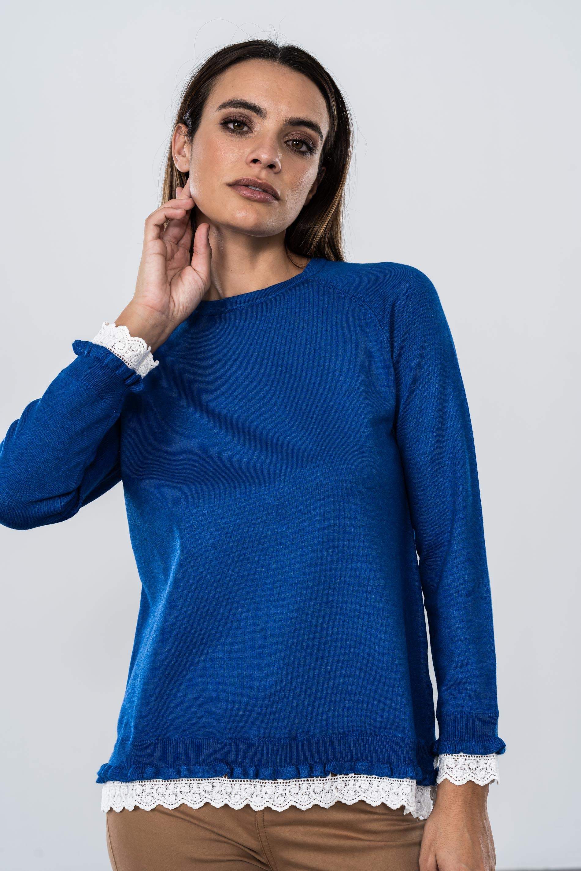 JERSEY DETALLE BLONDA INDIGO