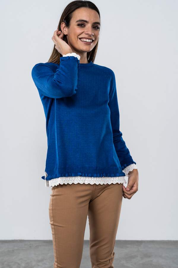 JERSEY DETALLE BLONDA INDIGO