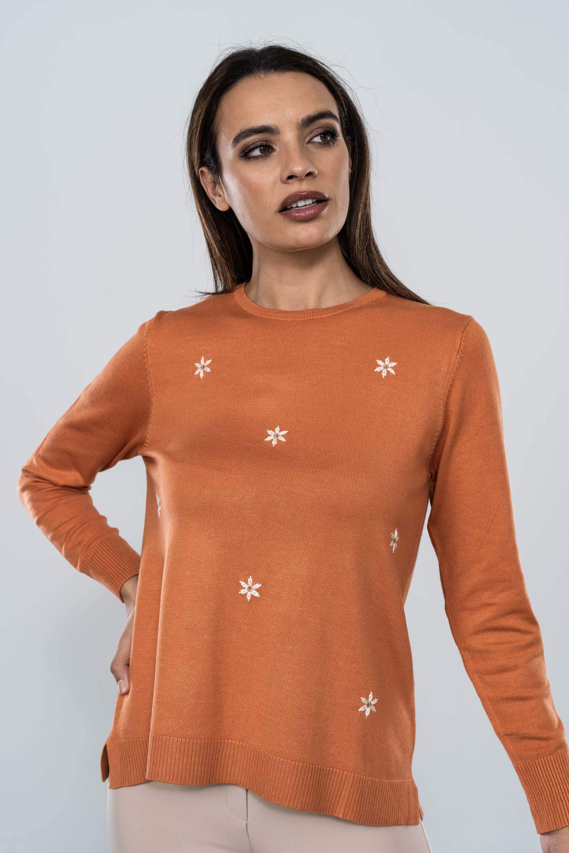 JERSEY BORDADO MARGARITAS CALDERA