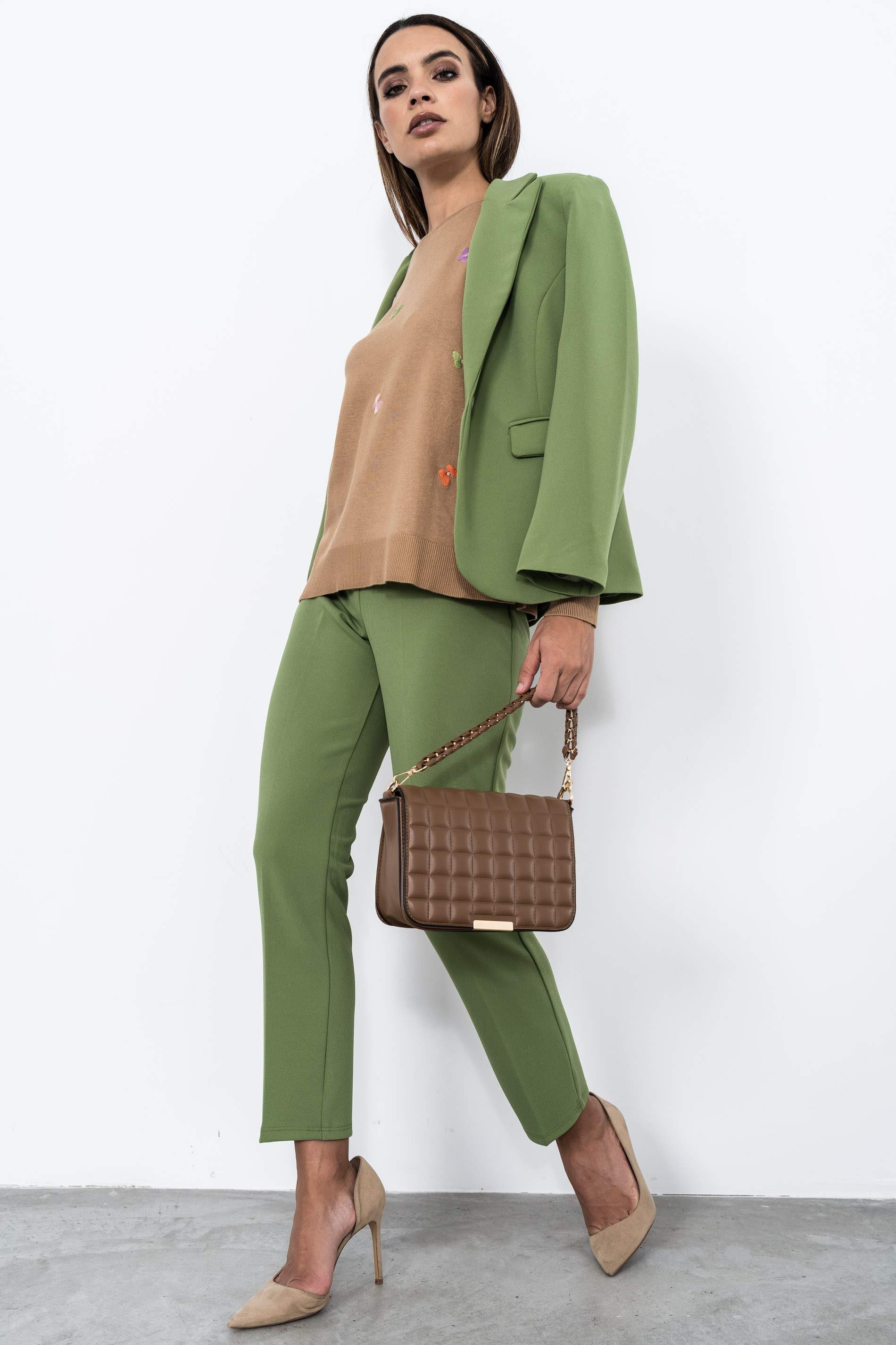 JERSEY BORDADO MARIPOSAS CAMEL