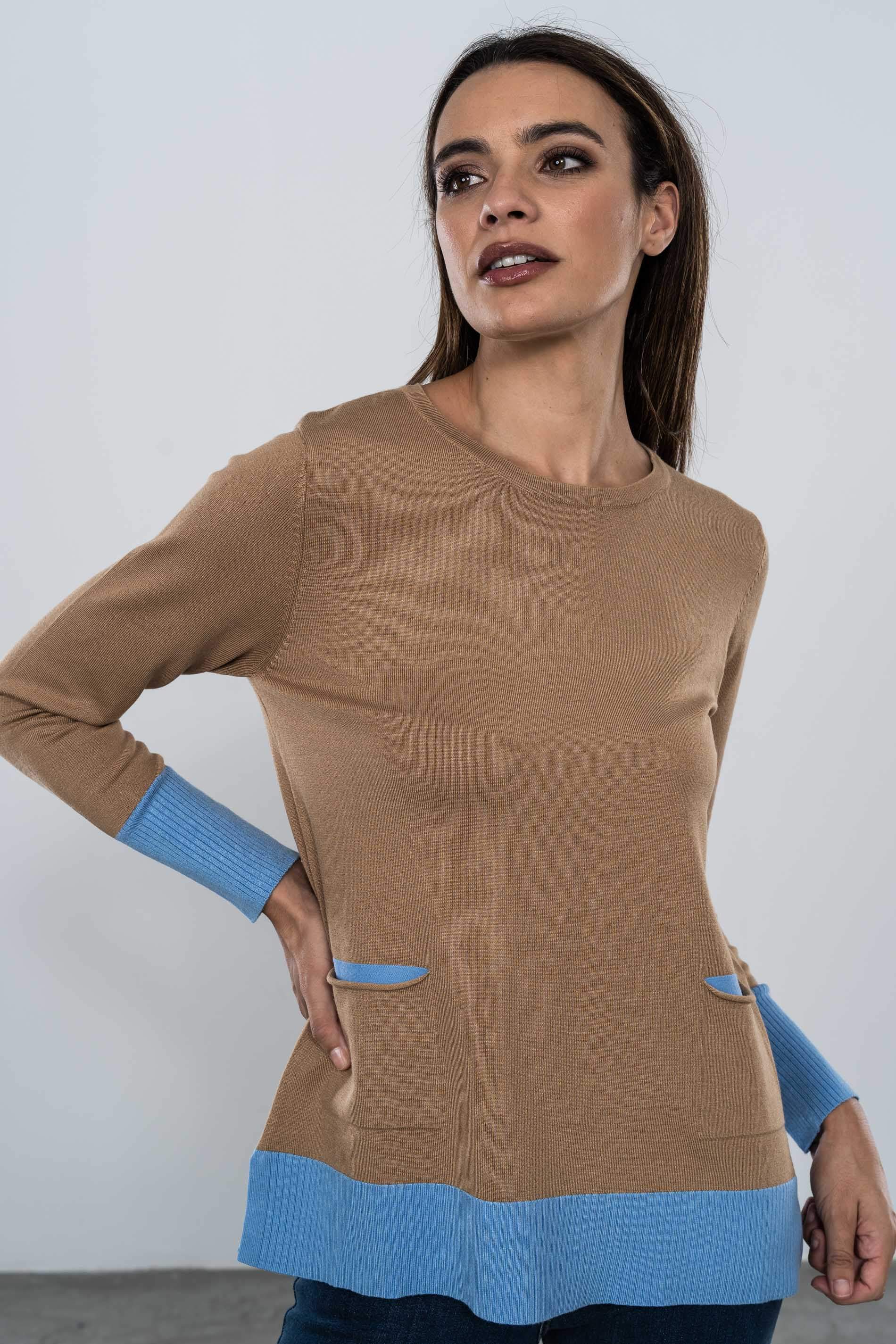 JERSEY COMBINADO PATENTES COLOR CAMEL