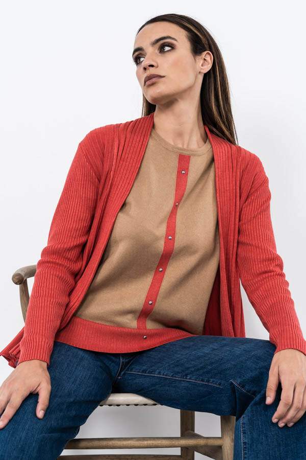 JERSEY DETALLE TACHAS DELANTERO PIEDRA