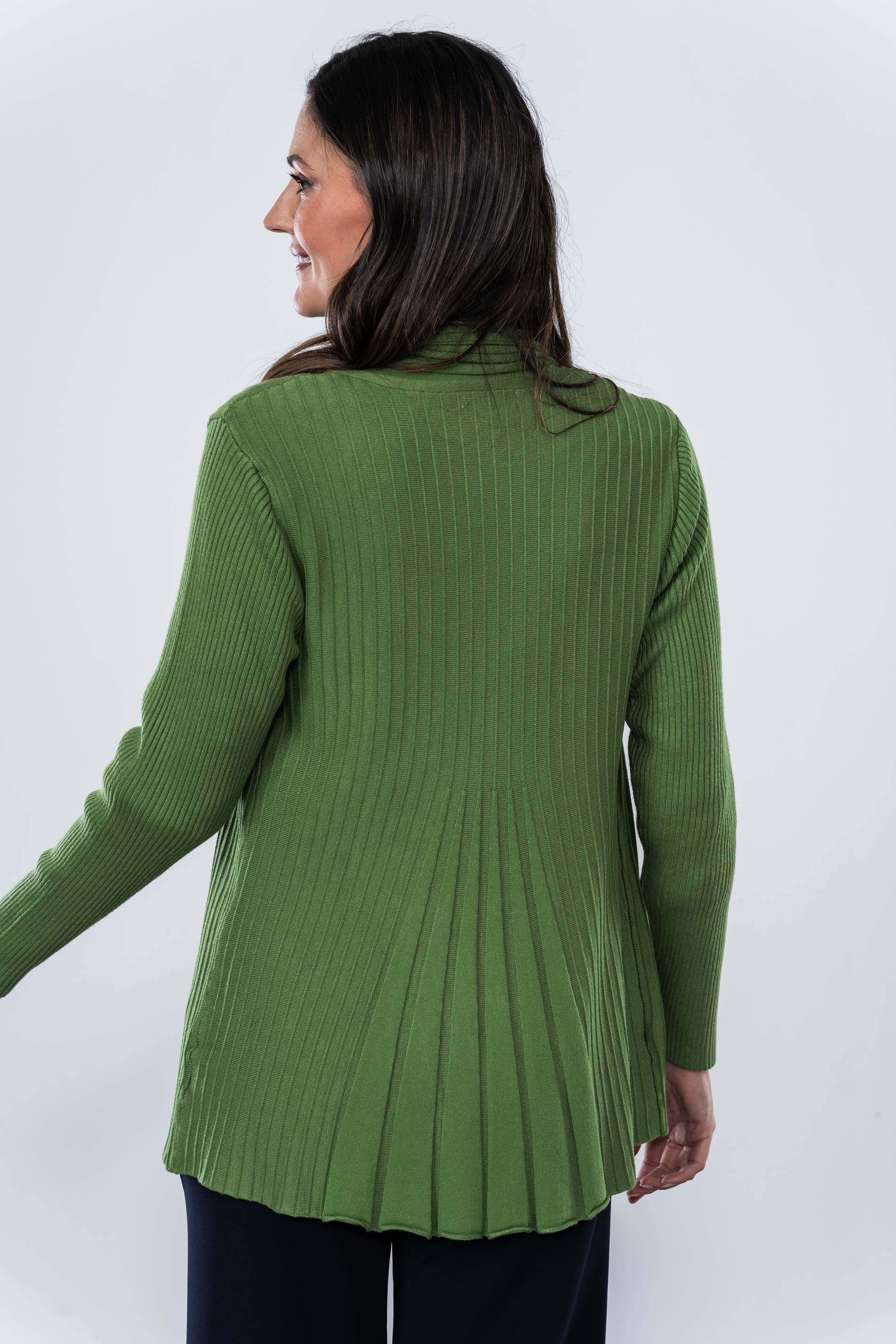 CARDIGAN CANALE DIBUJO OLIVA