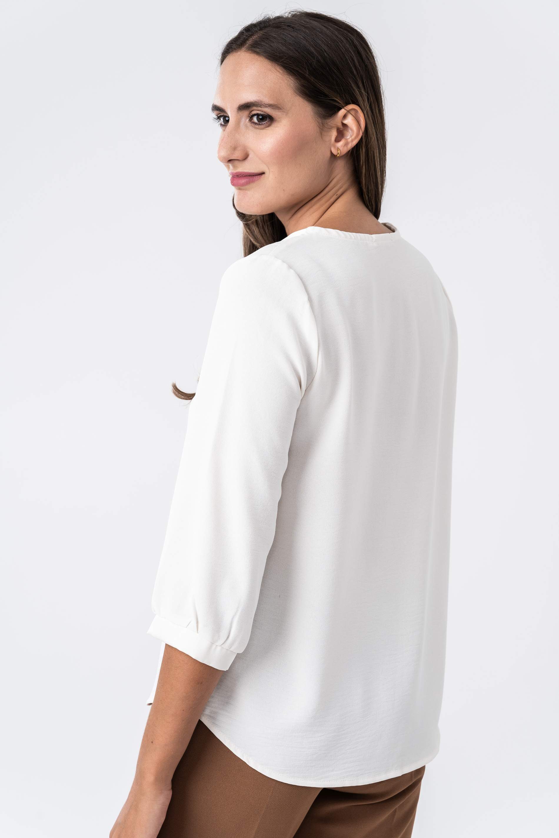 BLUSA COMBINADA SATEN MF CRUDO