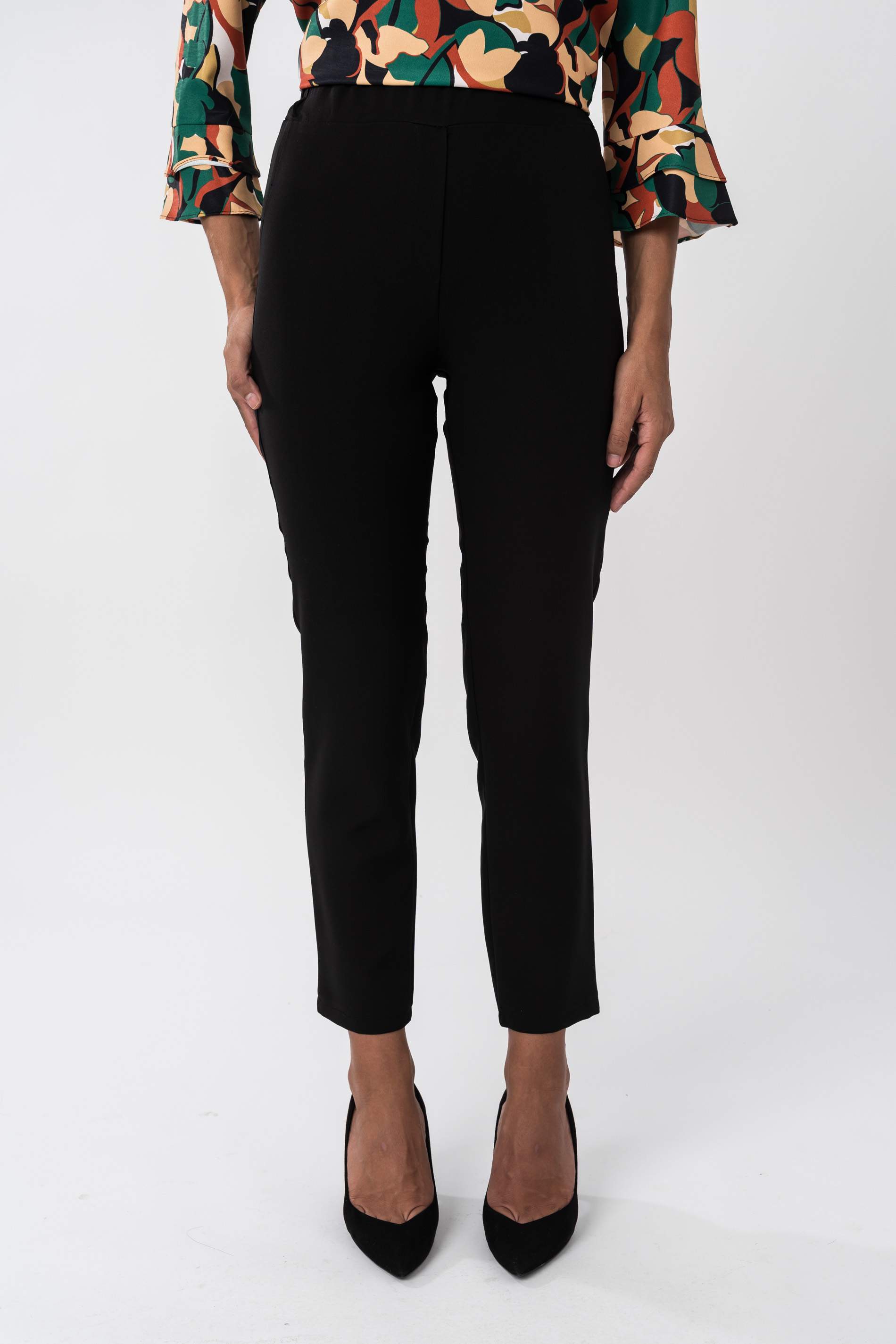 PANTALON VESTIR GOMA CINTURA NEGRO