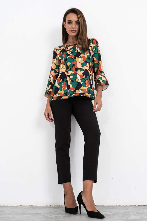 PANTALON VESTIR GOMA CINTURA NEGRO