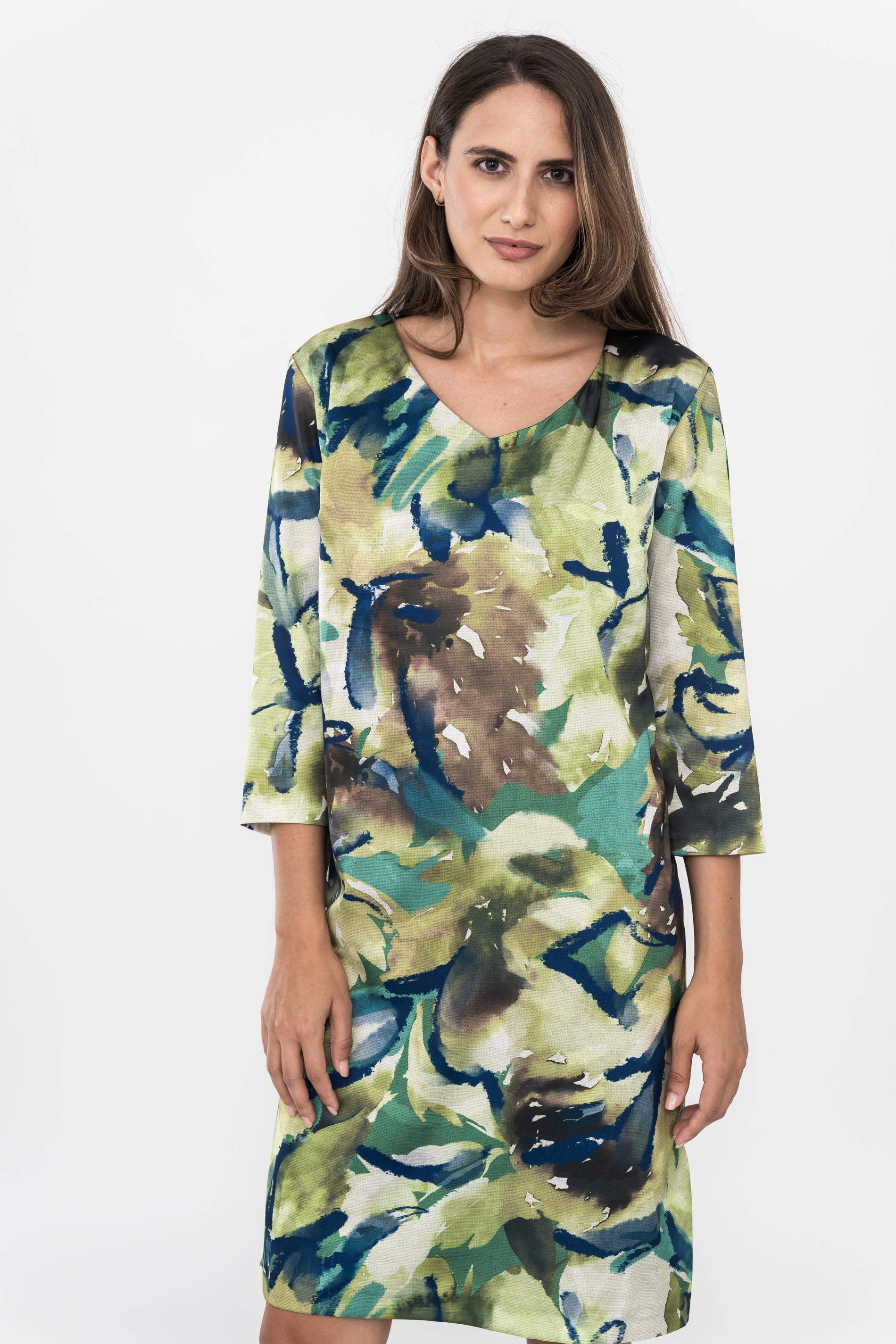 VESTIDO ESTAMPADO ASTRACTO