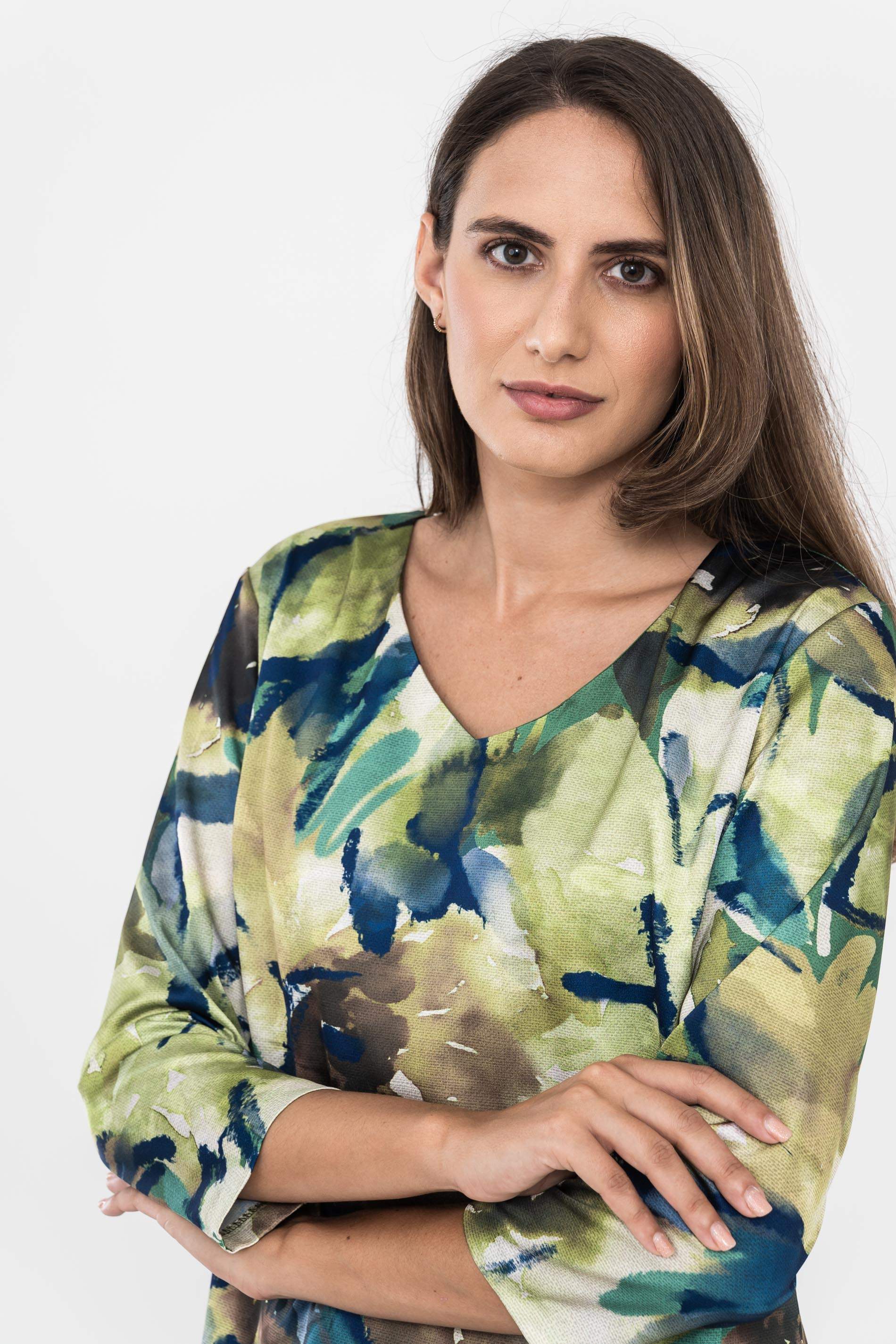 VESTIDO ESTAMPADO ASTRACTO