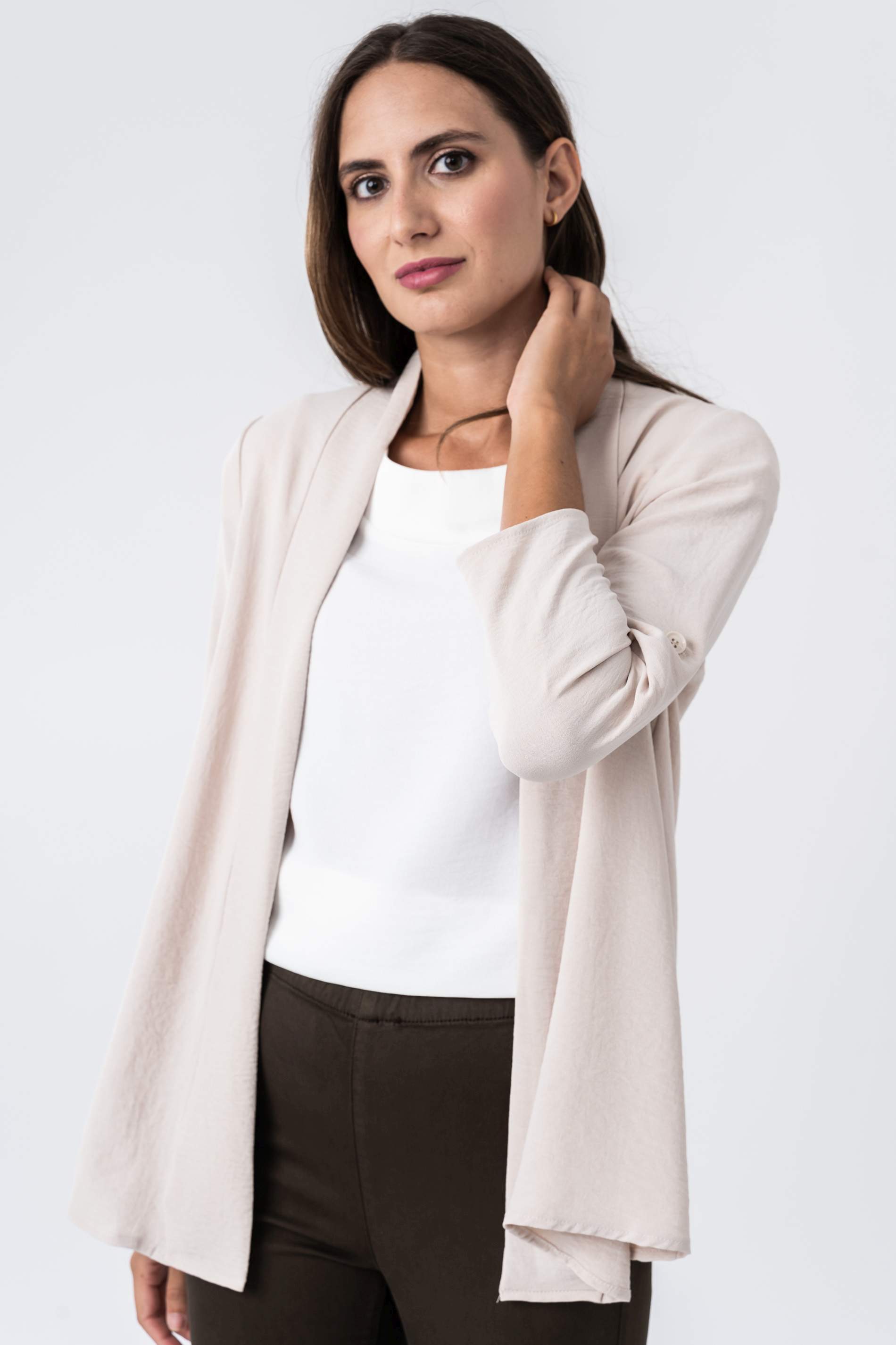 SOBRECAMISA TRABILLA BEIGE
