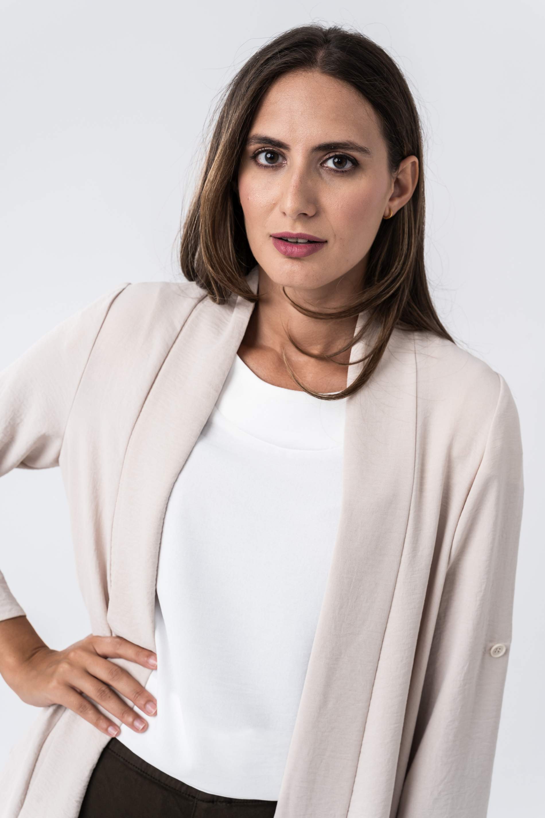 SOBRECAMISA TRABILLA BEIGE