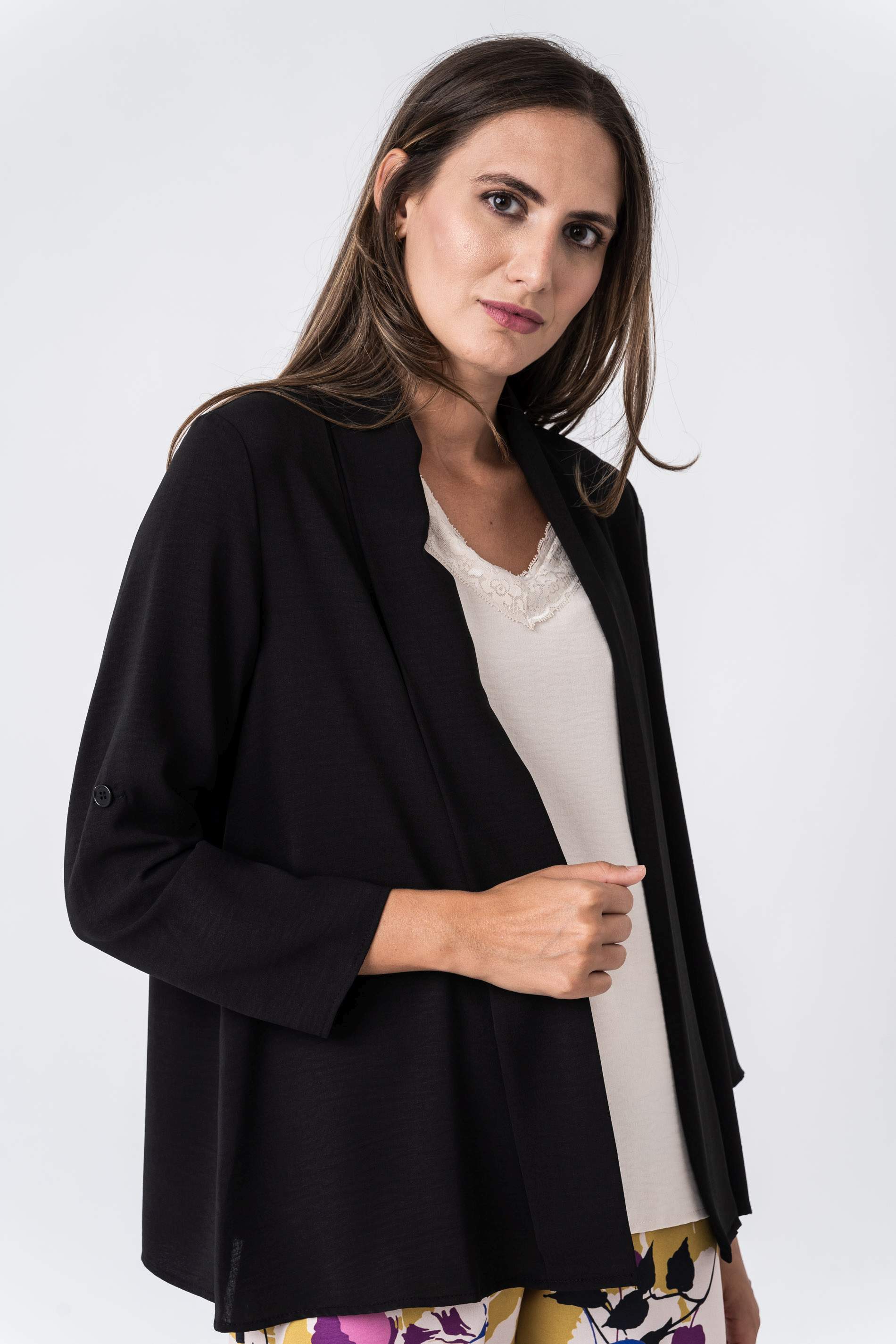 SOBRECAMISA TRABILLA NEGRO