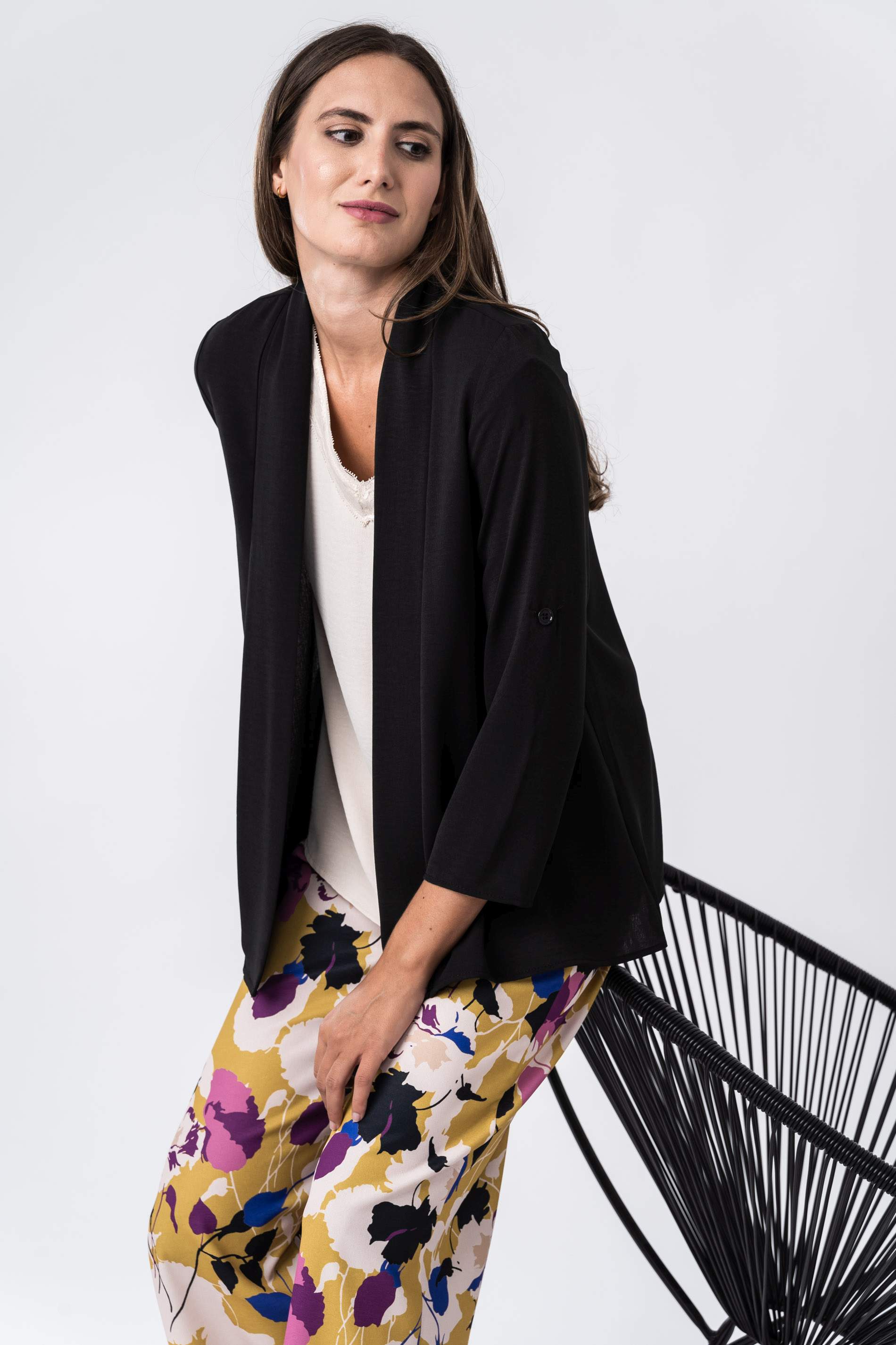 SOBRECAMISA TRABILLA NEGRO