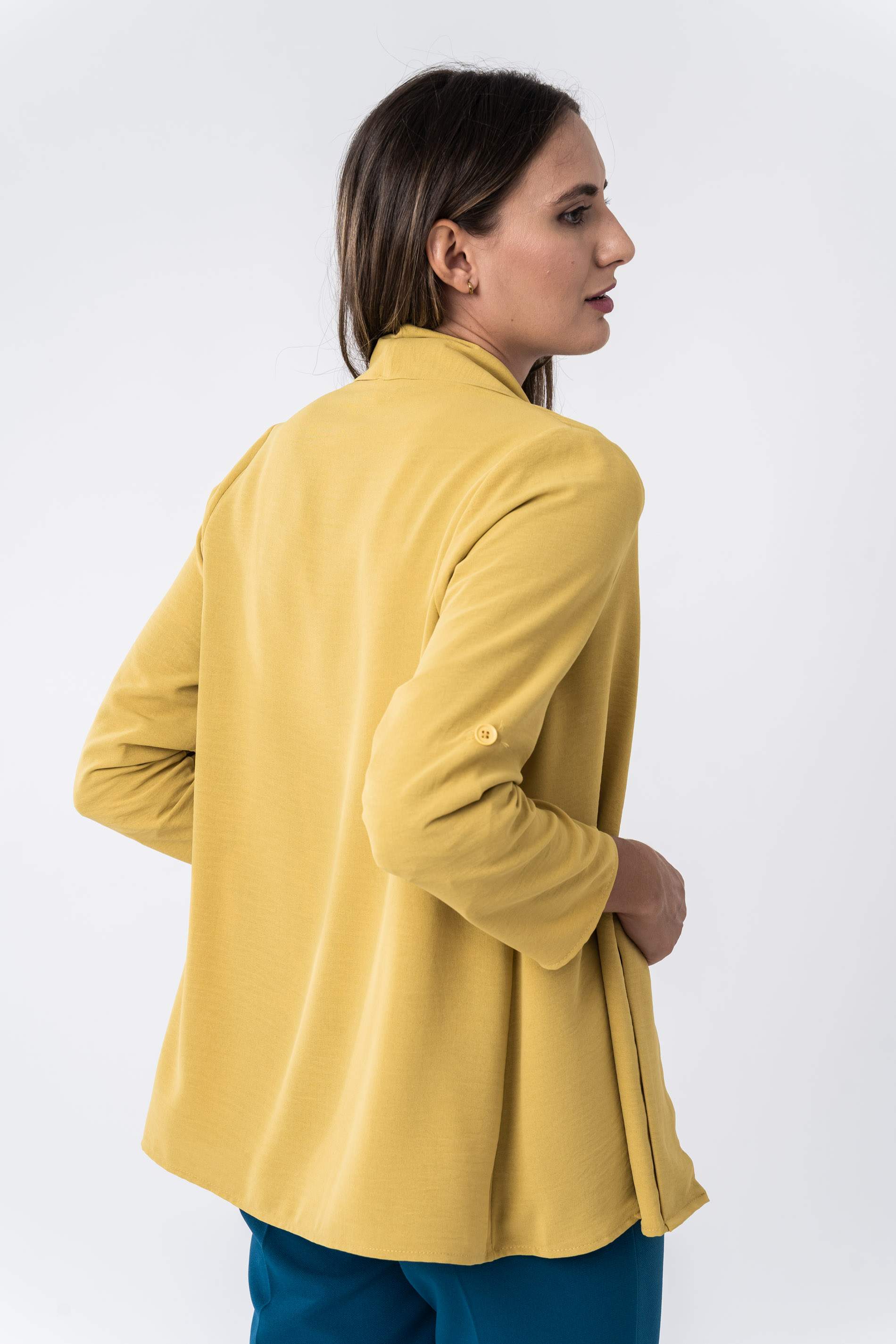 SOBRECAMISA TRABILLA MOSTAZA