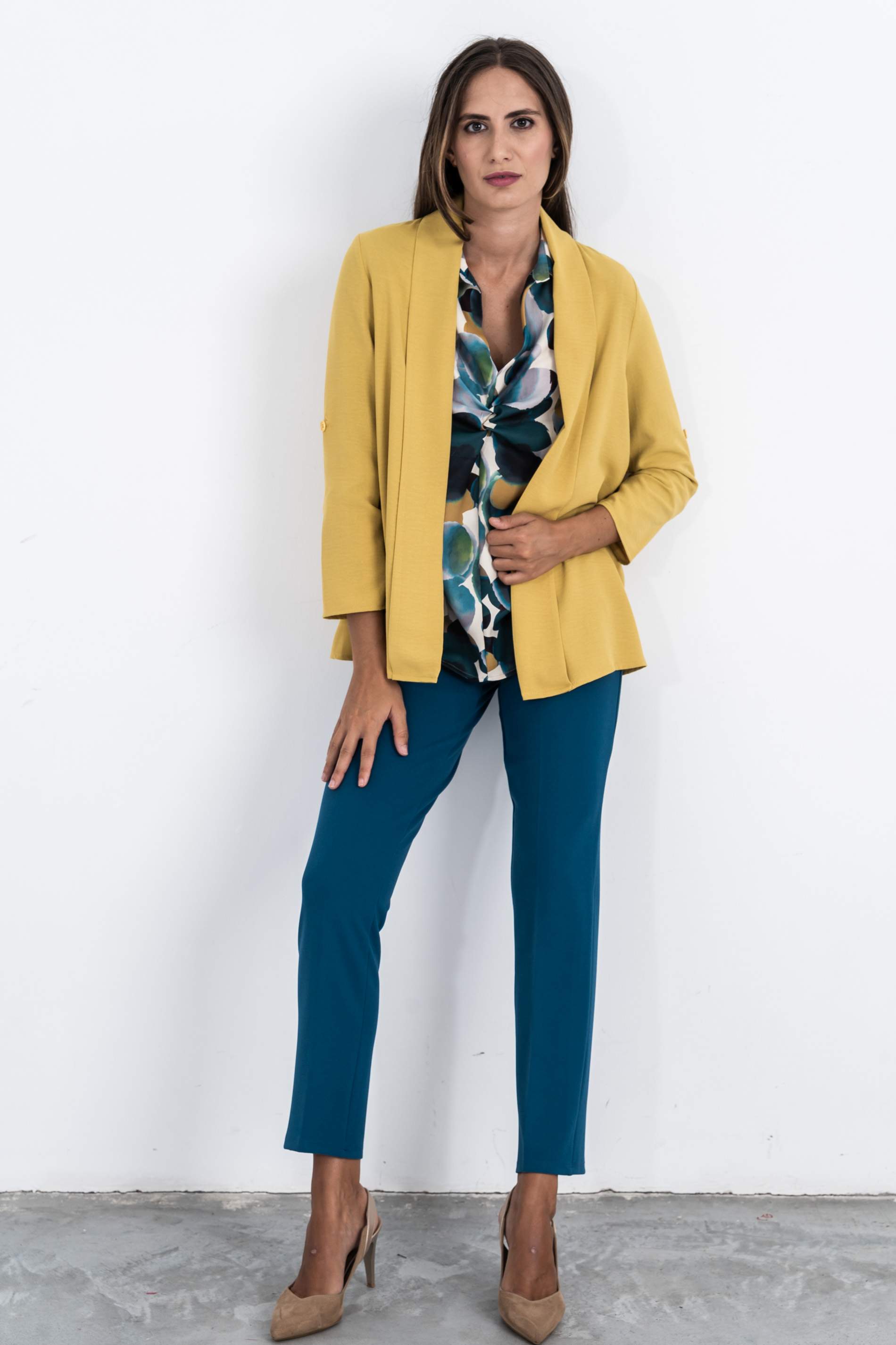 SOBRECAMISA TRABILLA MOSTAZA