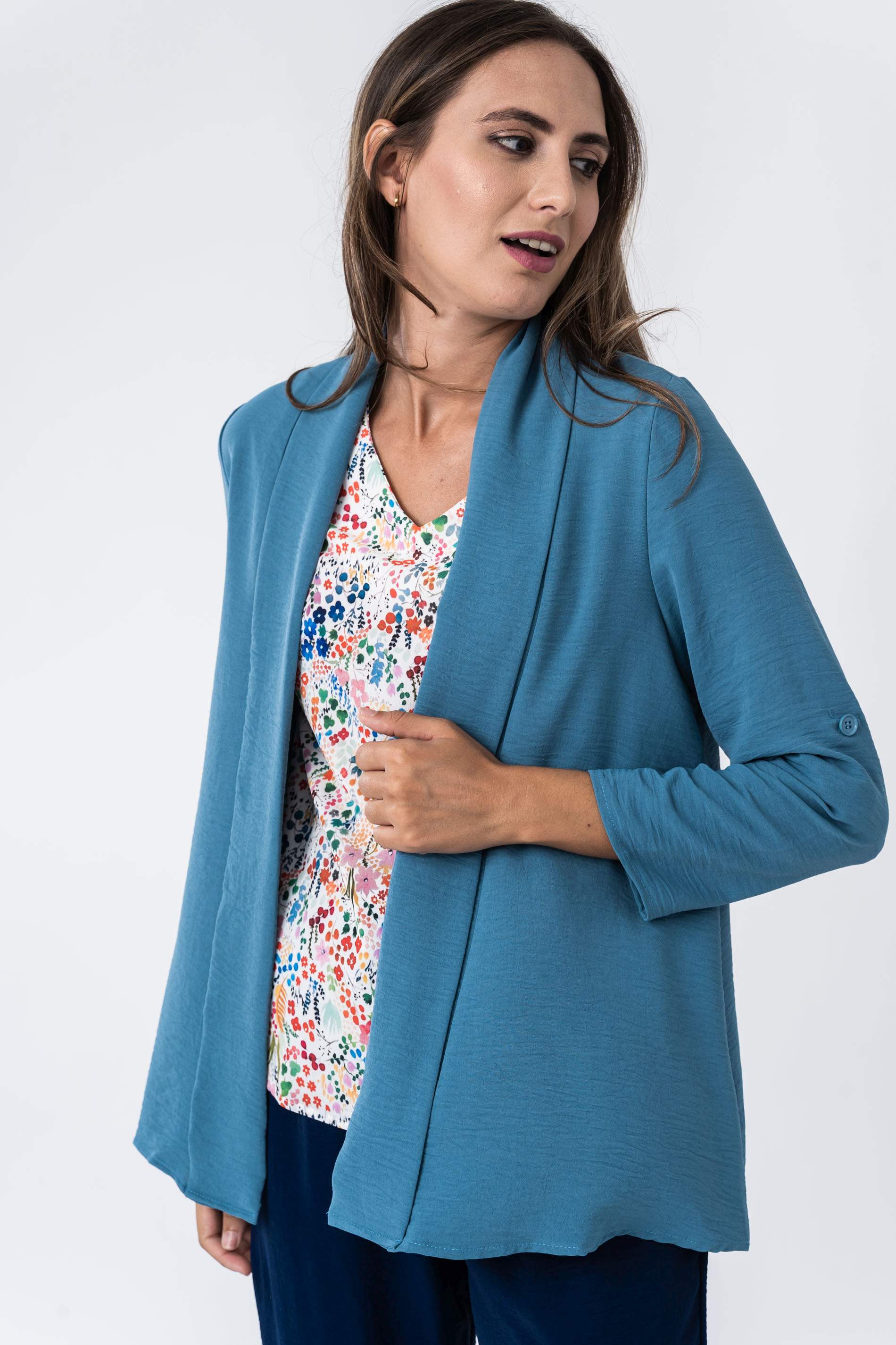 SOBRECAMISA TRABILLA AZUL