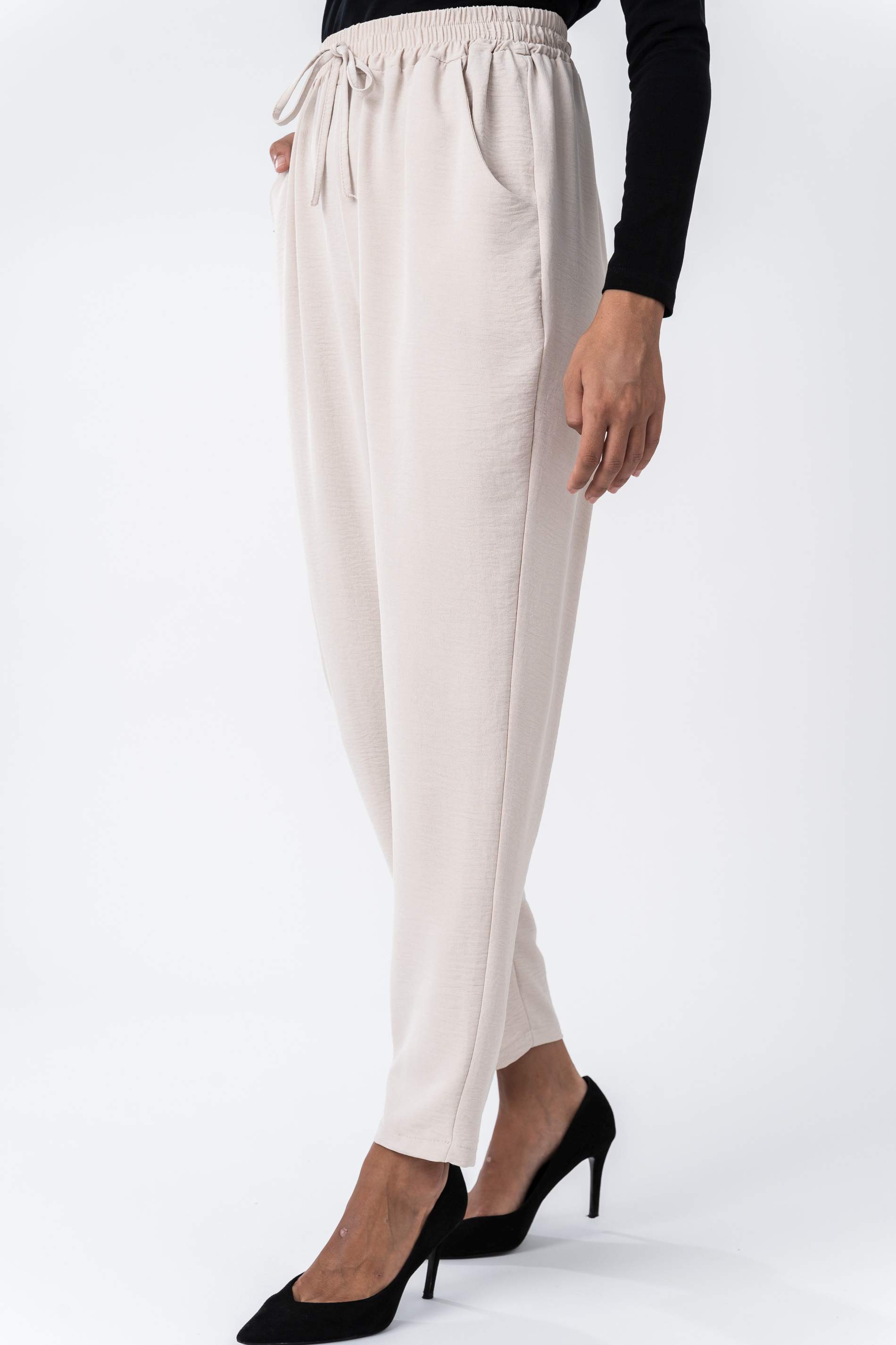 PANTALON HOLGADO CORDON BEIGE