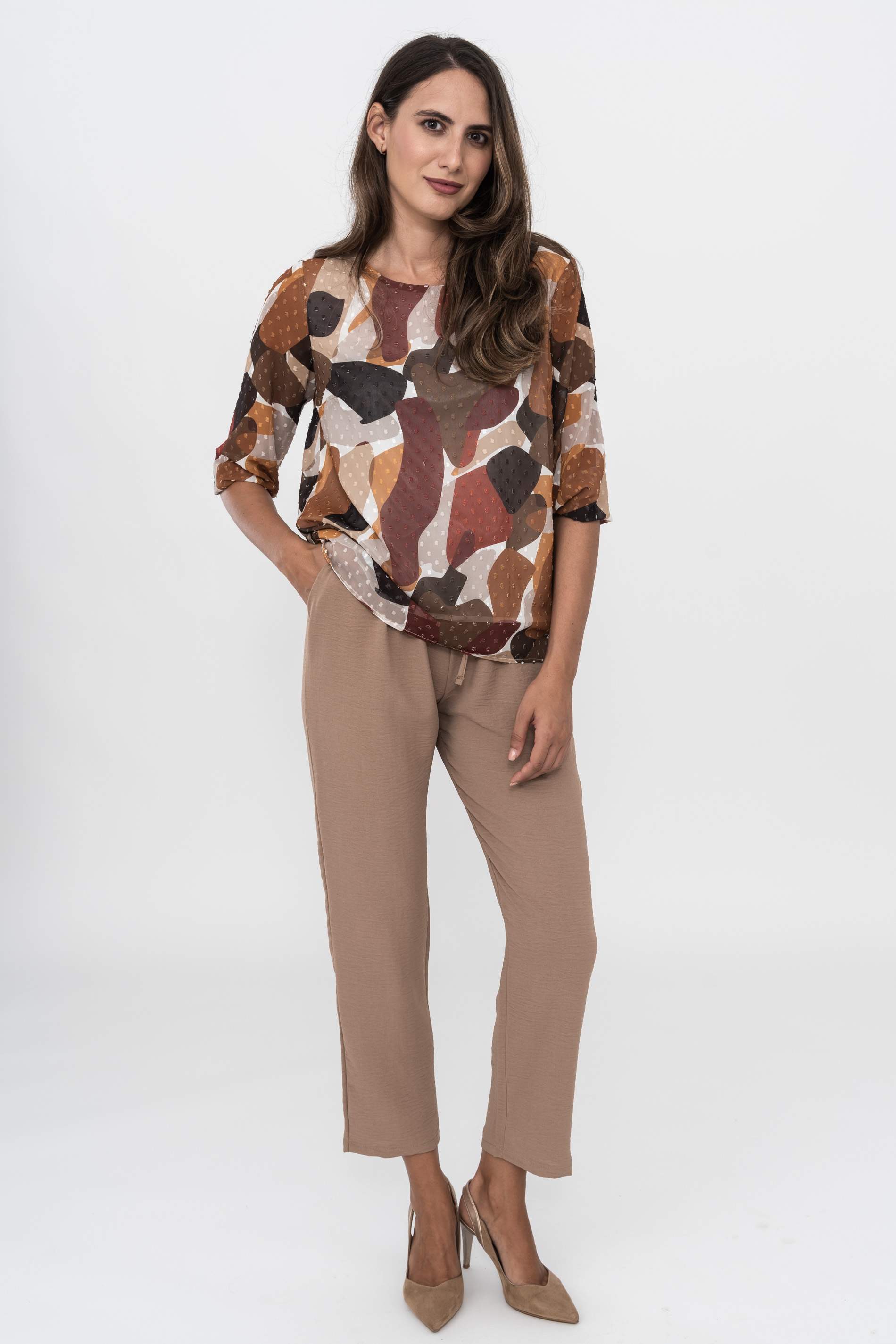 BLUSA PLUMETI MANCHAS 