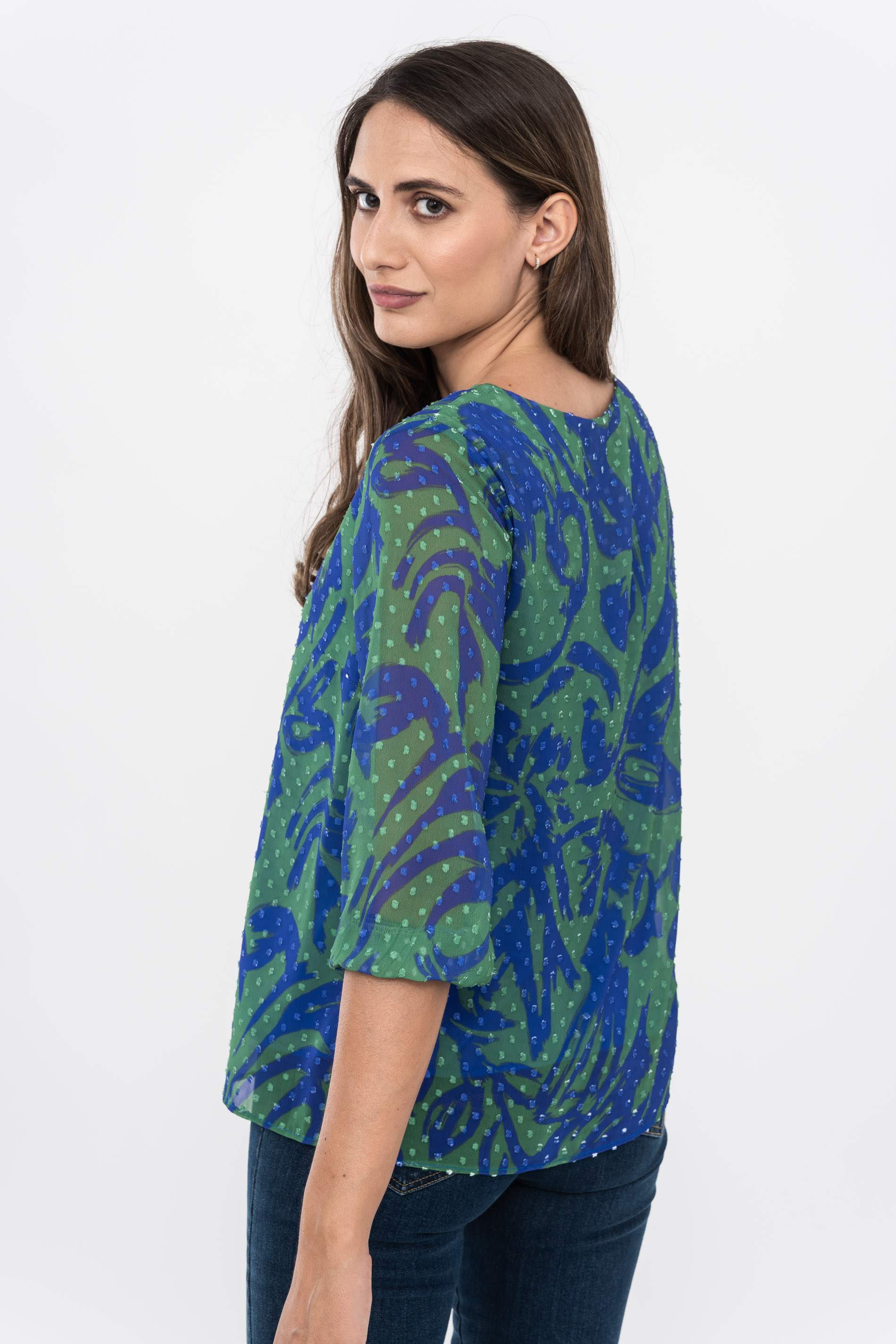 BLUSA PLUMETI PINCELADAS TINTA