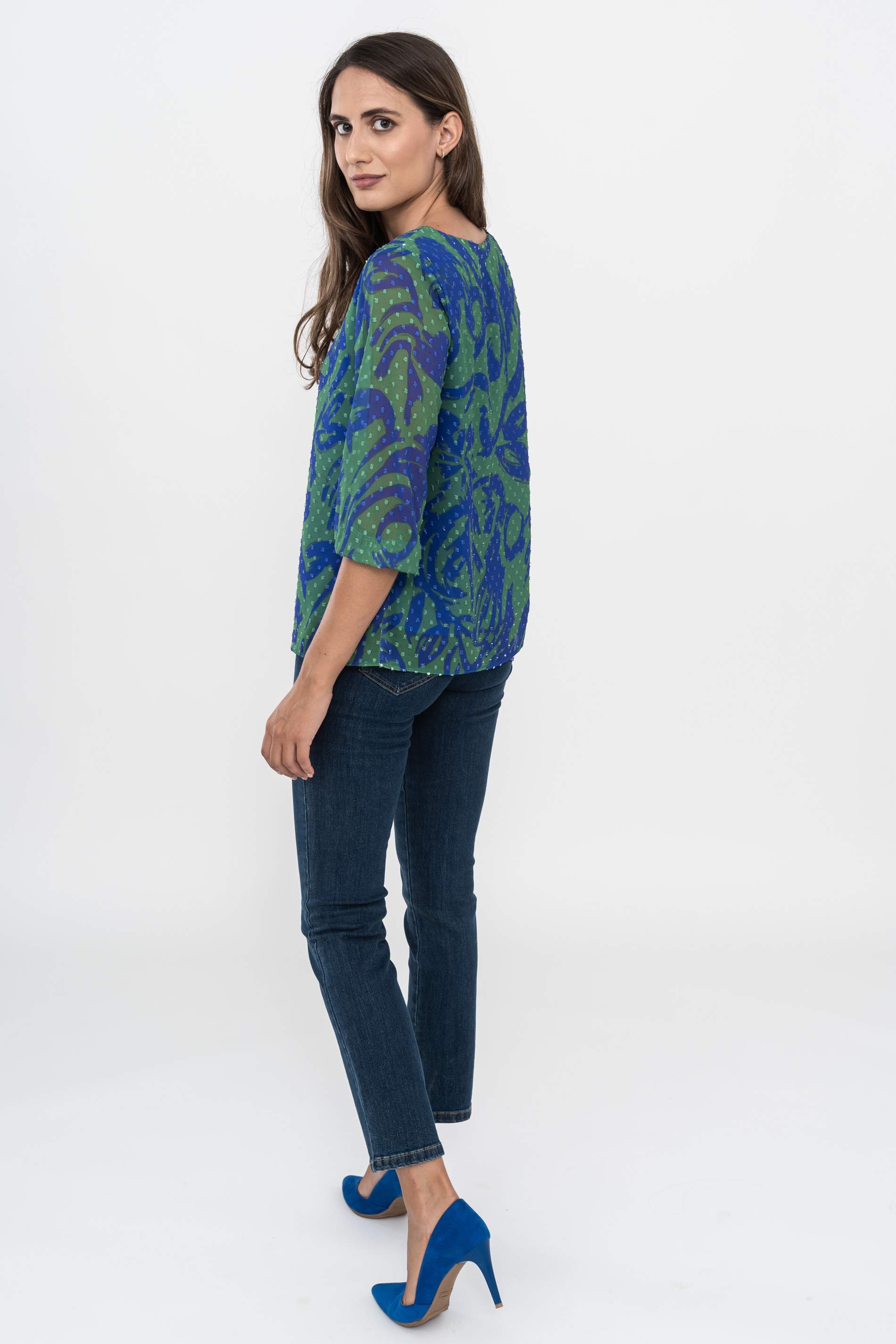 BLUSA PLUMETI PINCELADAS TINTA