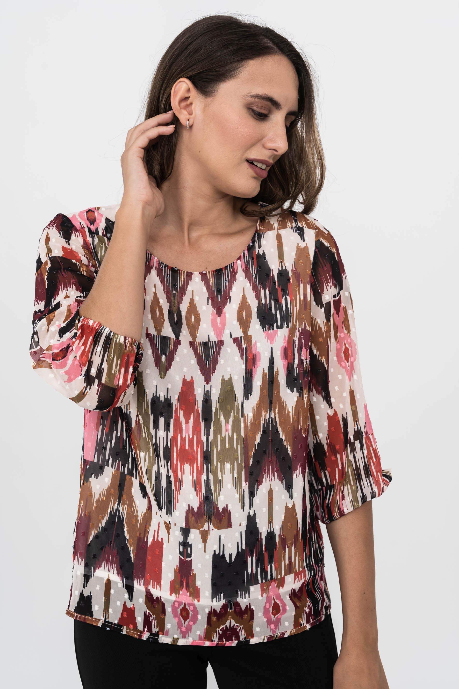 BLUSA PLUMETI AZTECA