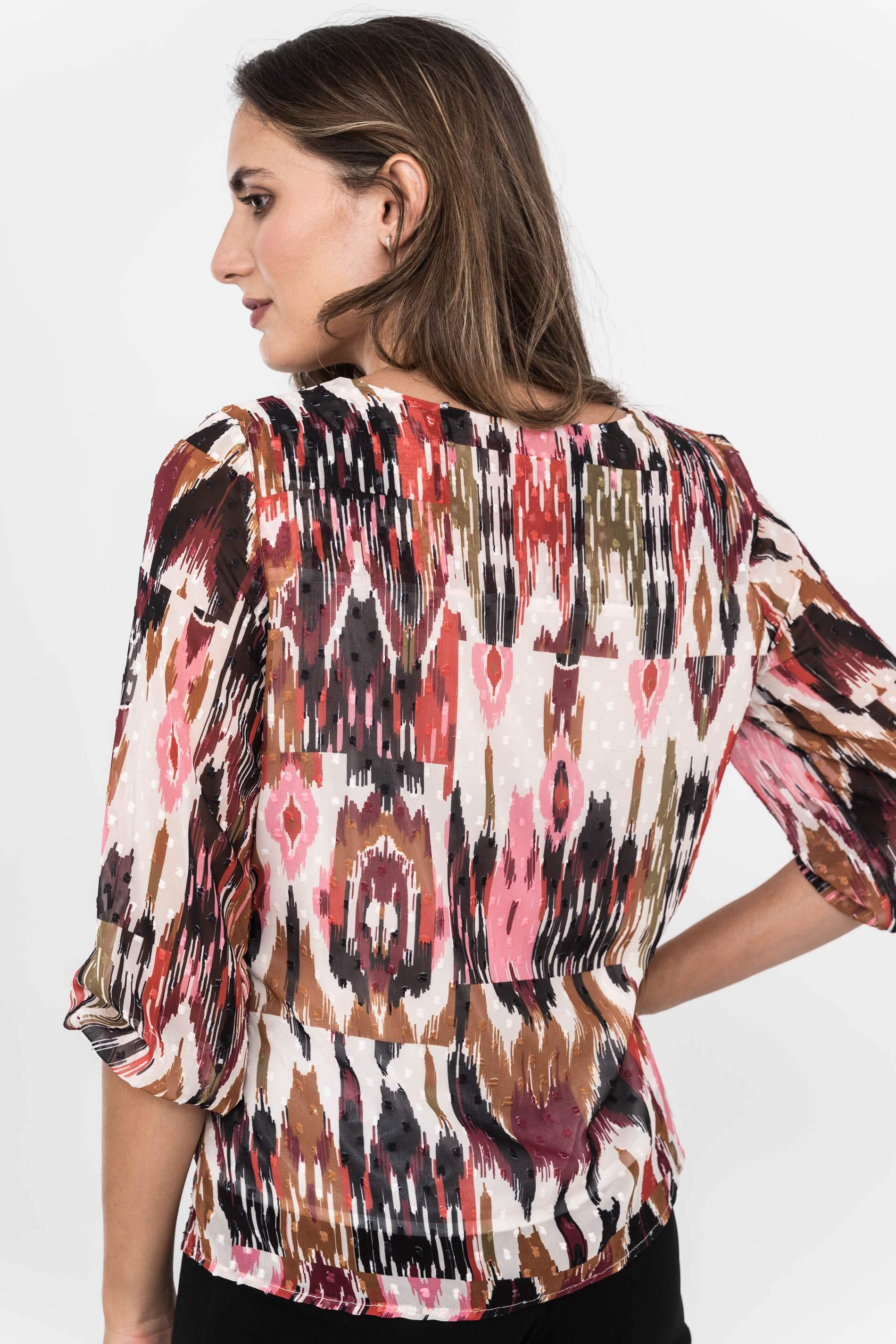 BLUSA PLUMETI AZTECA