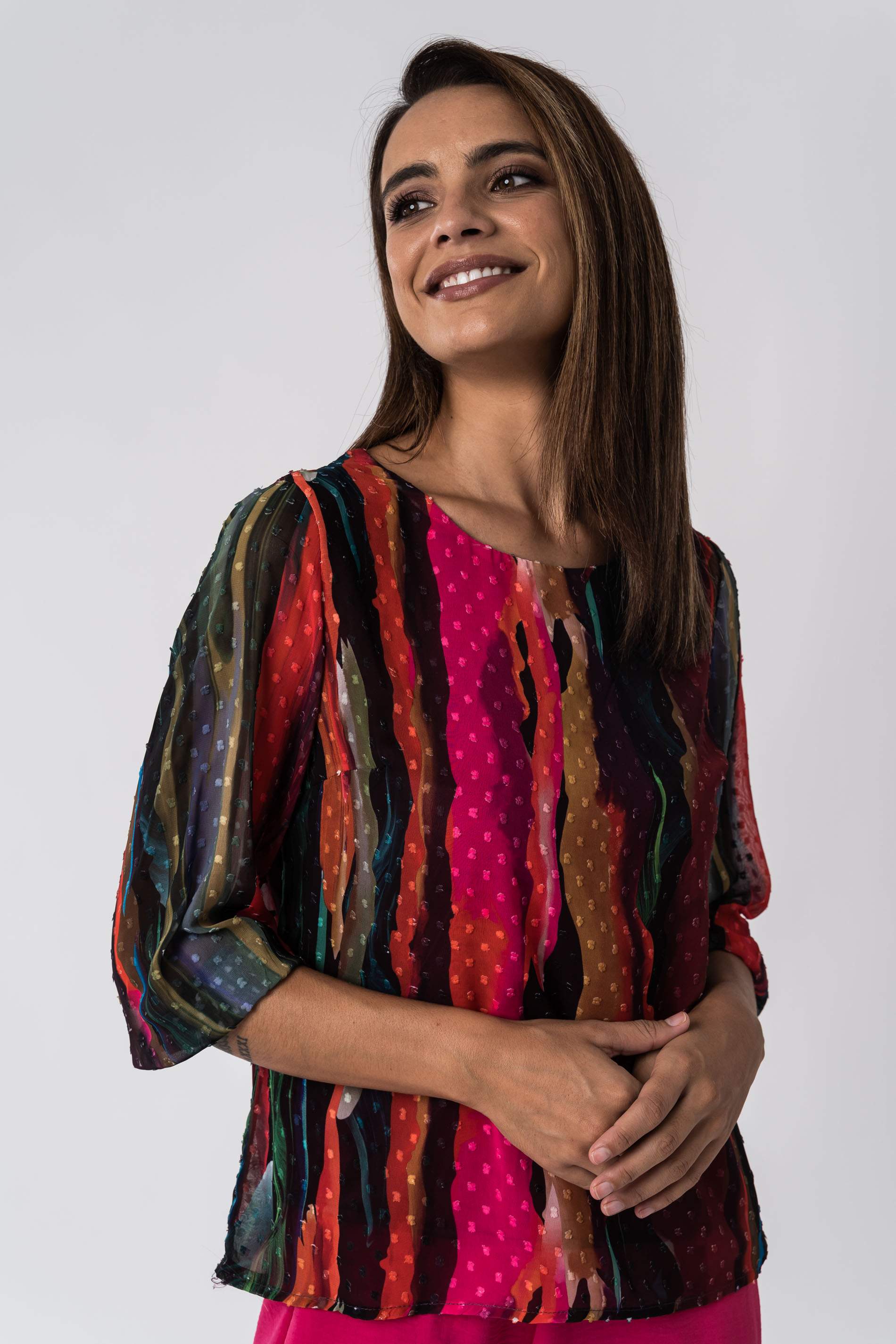BLUSA PLUMETI ACUARELAS 