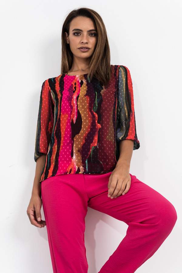 BLUSA PLUMETI ACUARELAS 