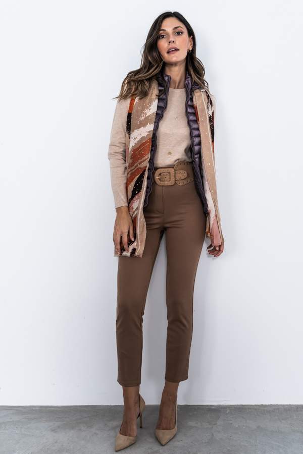 LEGGIN BOLSILLO SIMULADO CAMEL