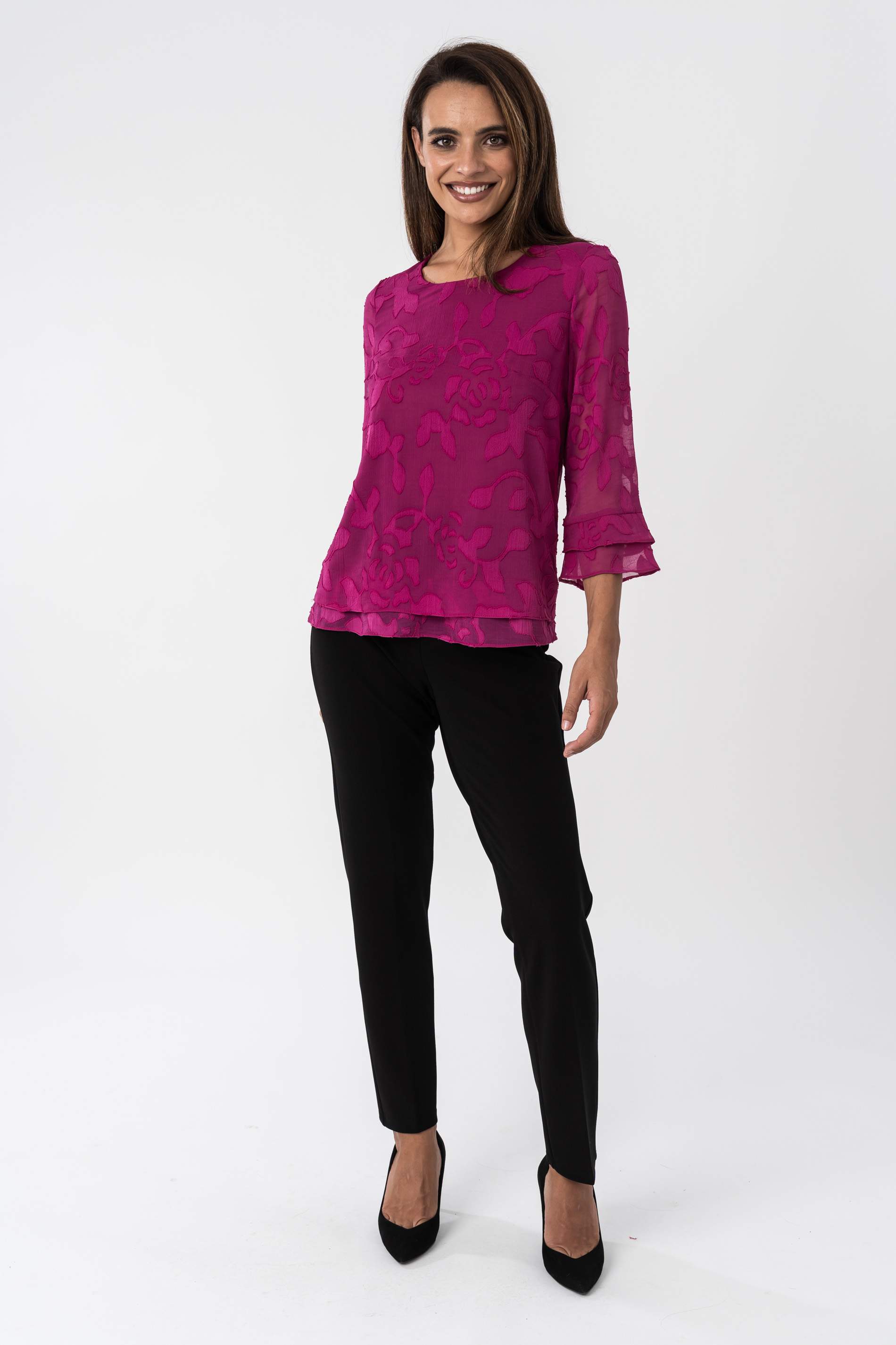 PANTALON CINTURA ELASTICA NEGRO