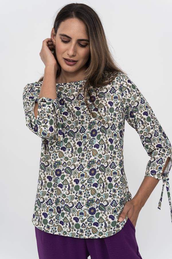 BLUSA PUÑO LAZADA CACHEMIRE