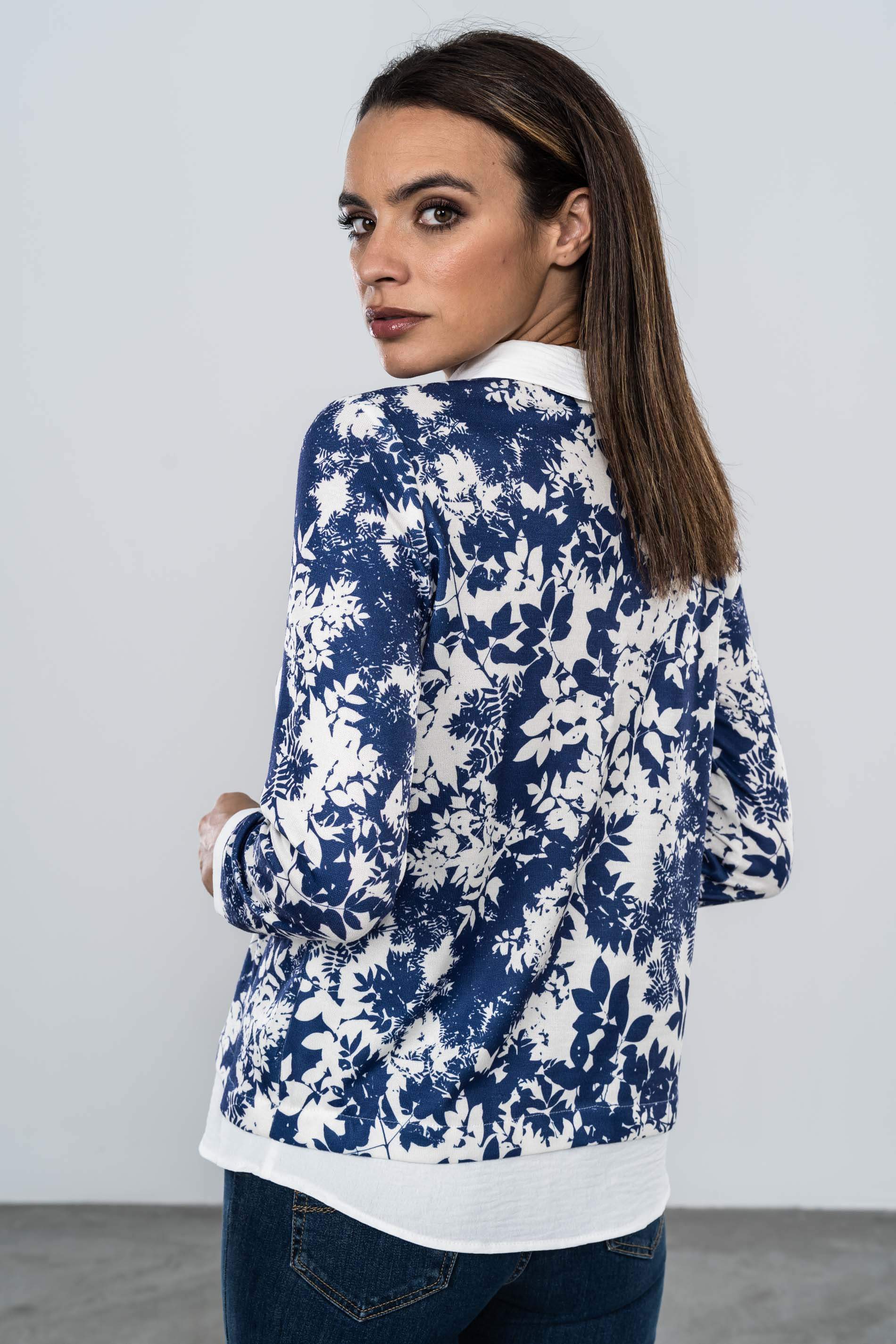 JERSEY COMBINADO FLORAL