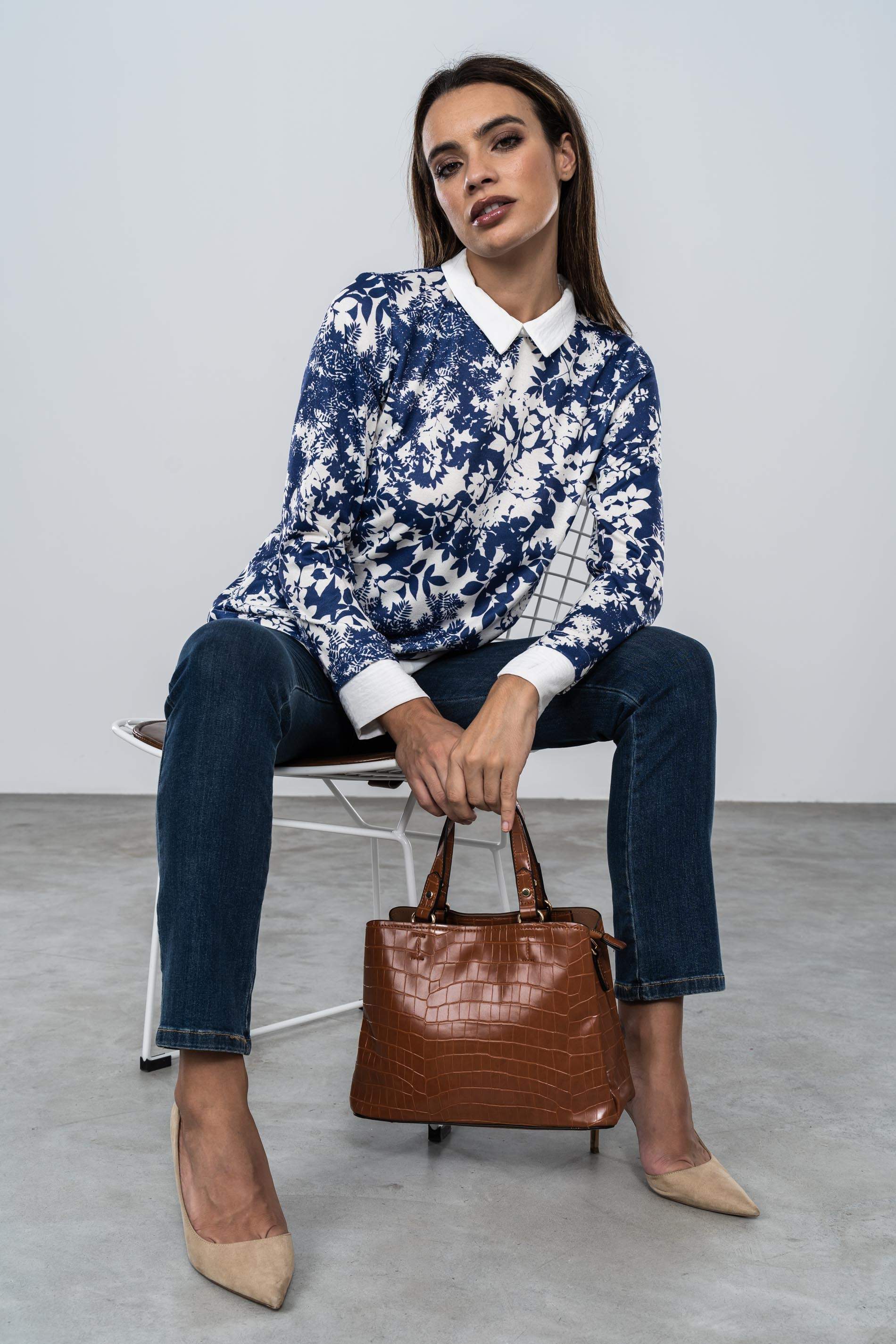 JERSEY COMBINADO FLORAL