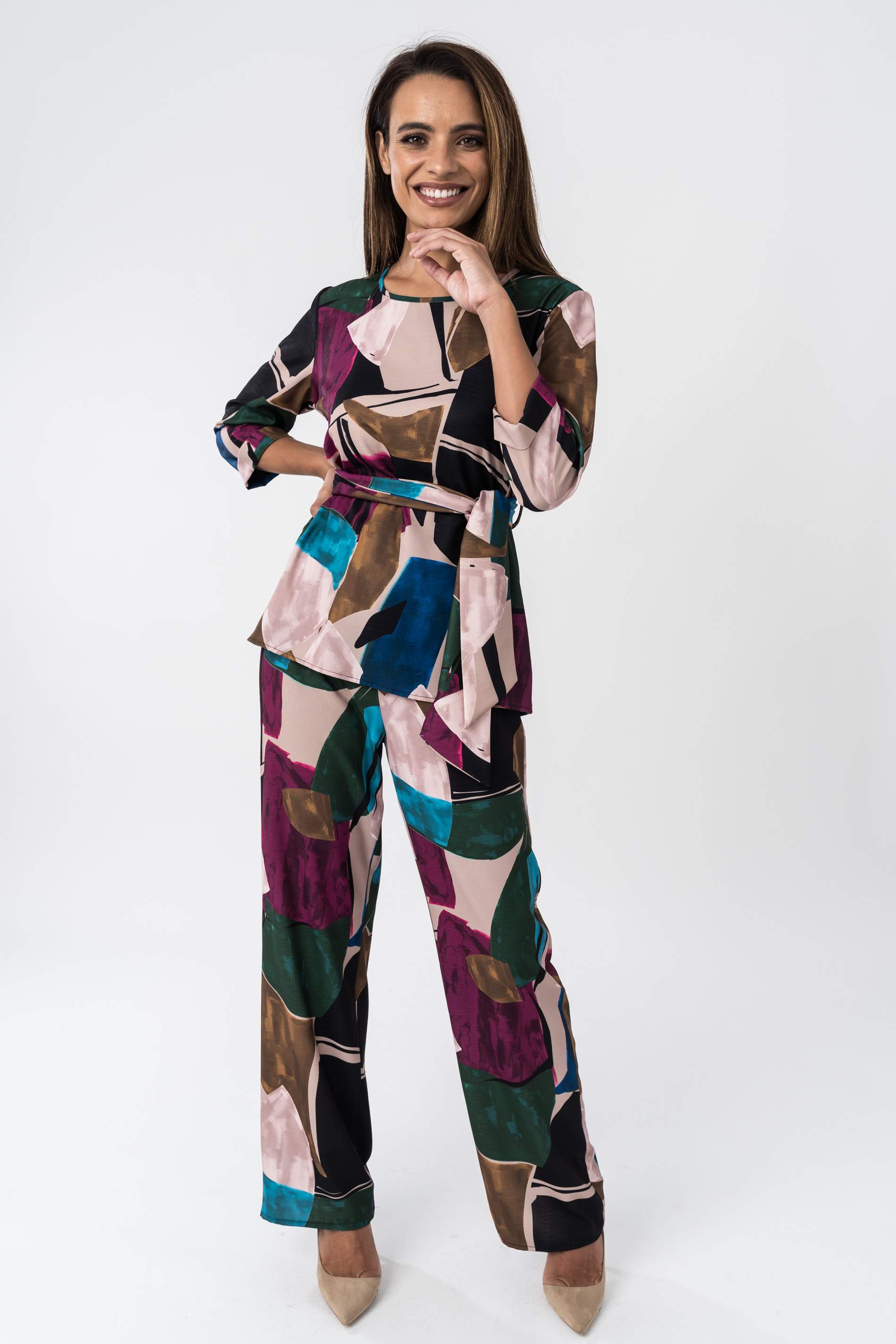 PANTALON ESTAMPADO ABSTRACTO