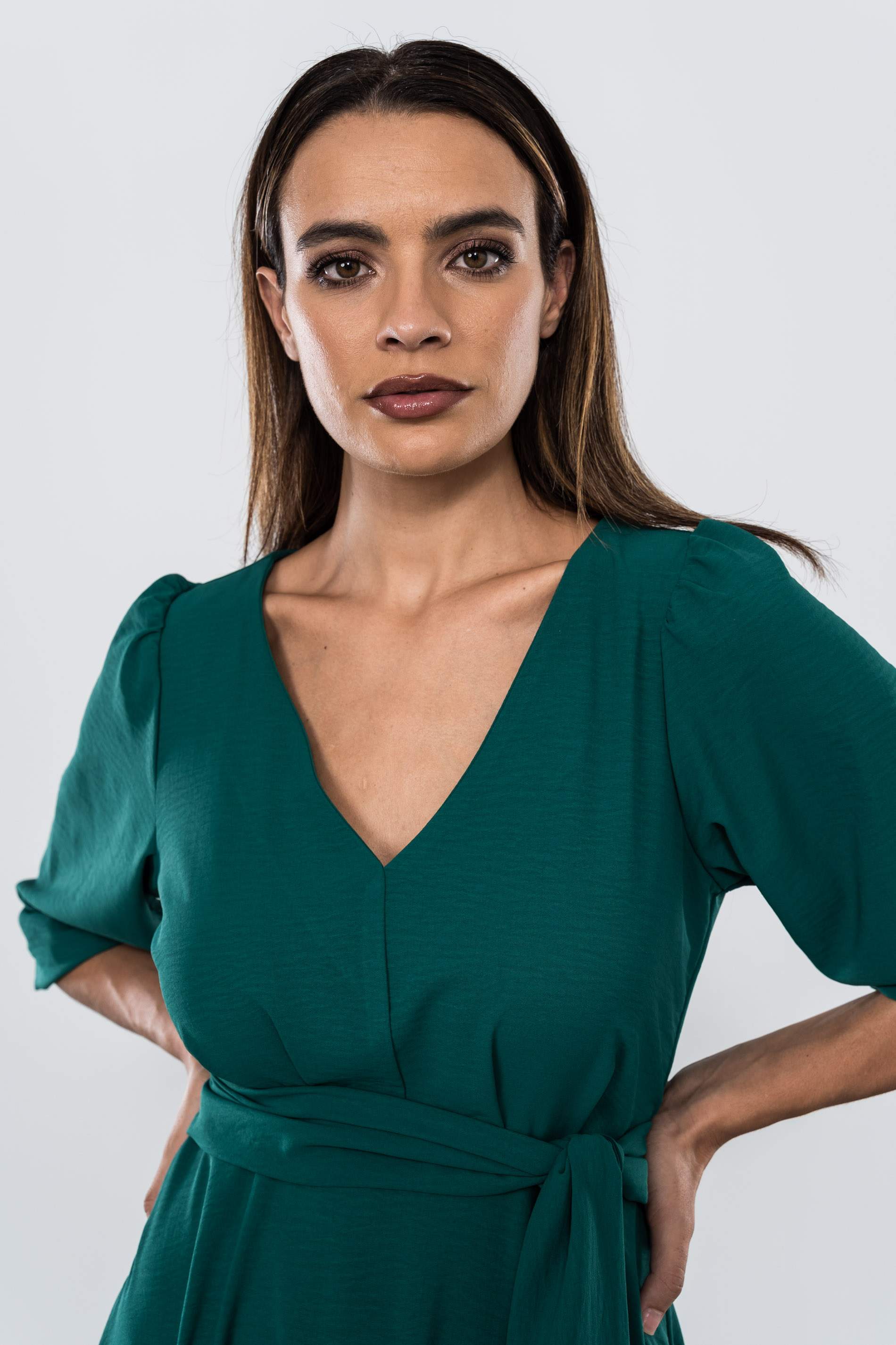 VESTIDO MIDI VUELO