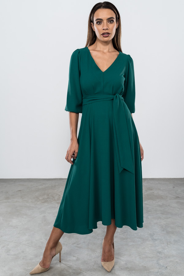 VESTIDO MIDI VUELO