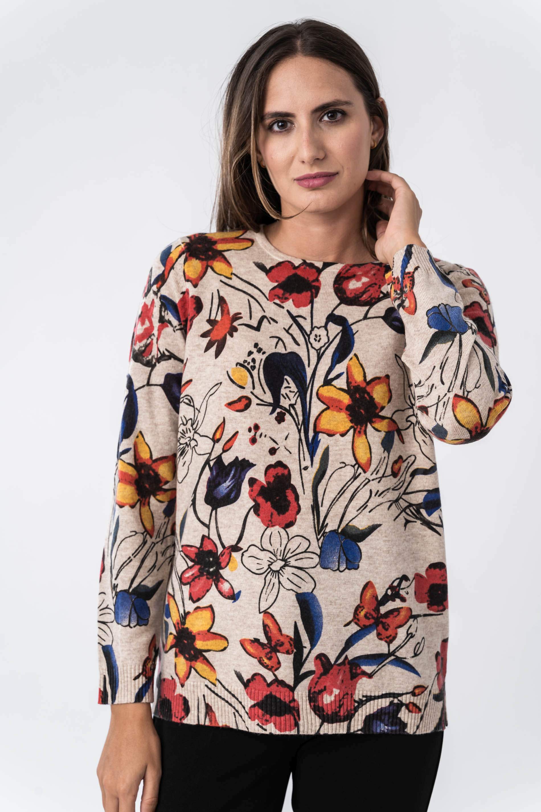 JERSEY ESTAMPADO FLORAL