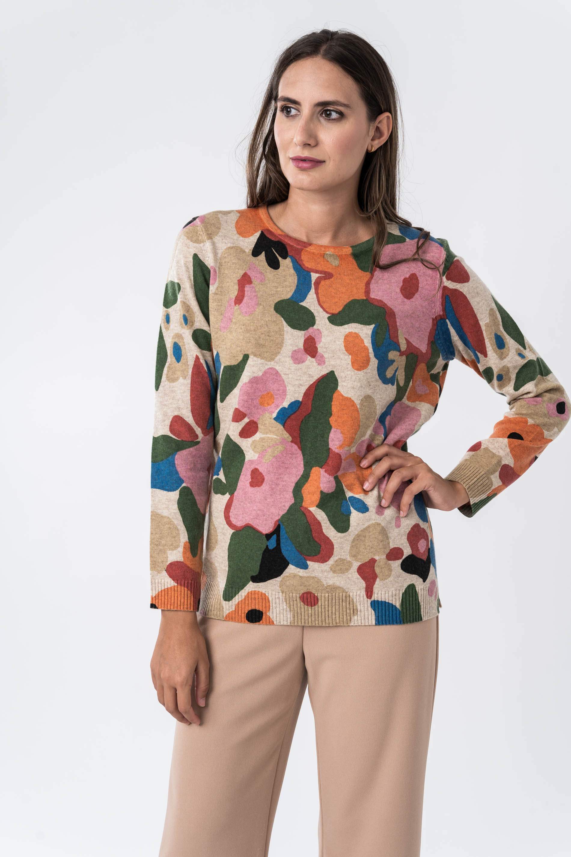 JERSEY ESTAMPADO FLOR