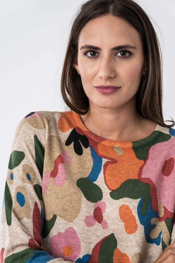 JERSEY ESTAMPADO FLOR