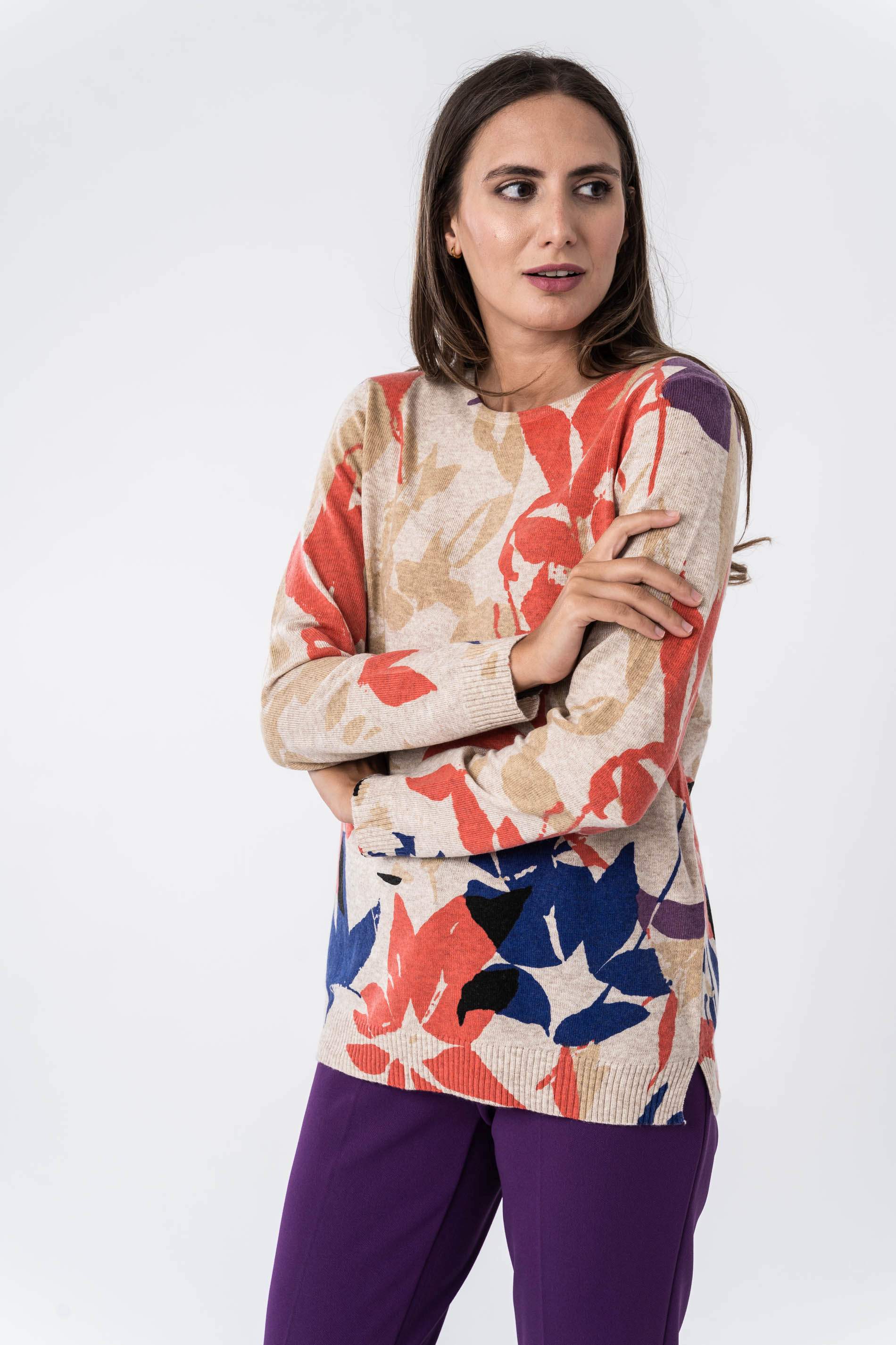 JERSEY ESTAMPADO HOJAS