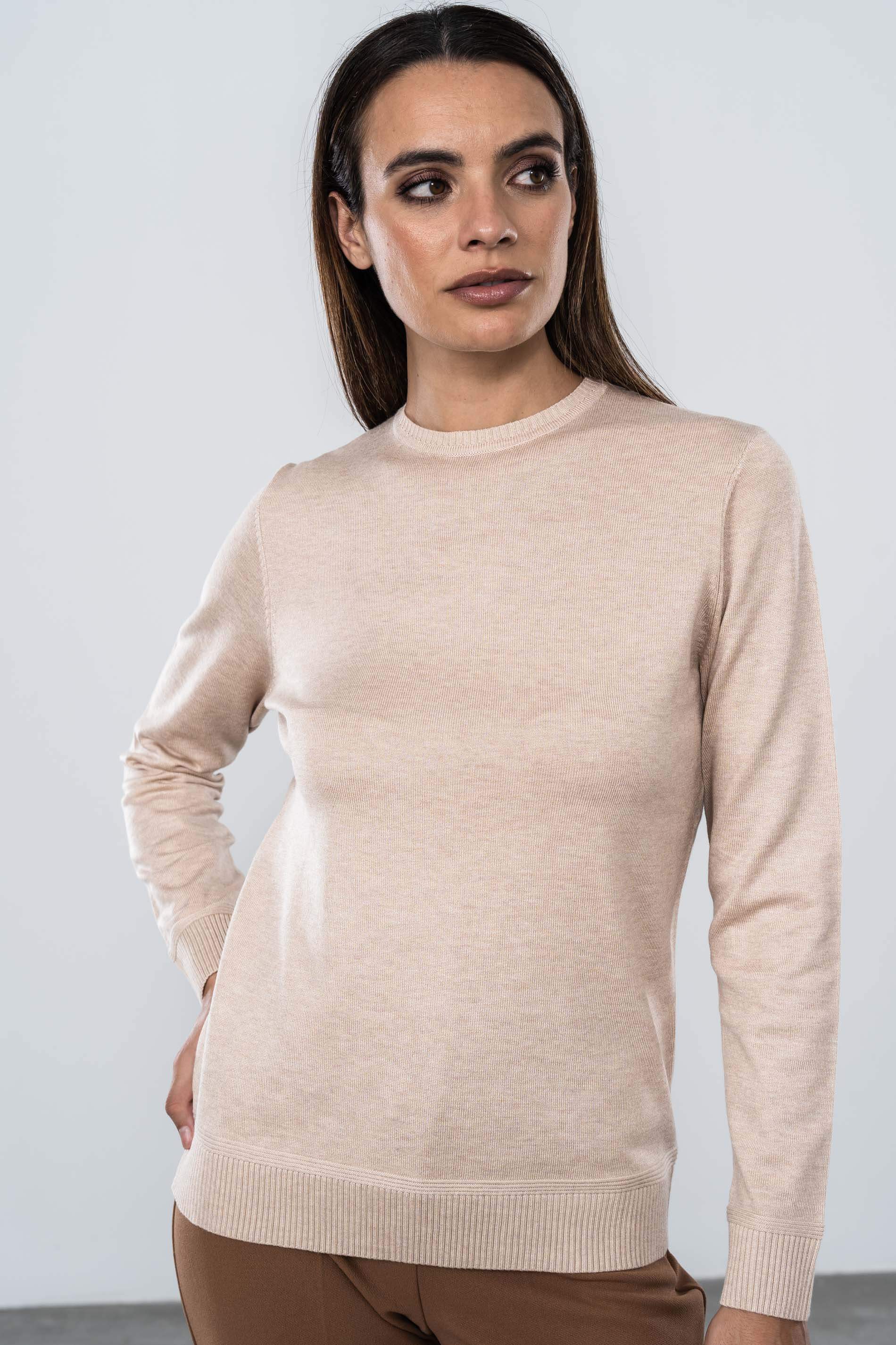 JERSEY CUELLO CAJA BEIGE