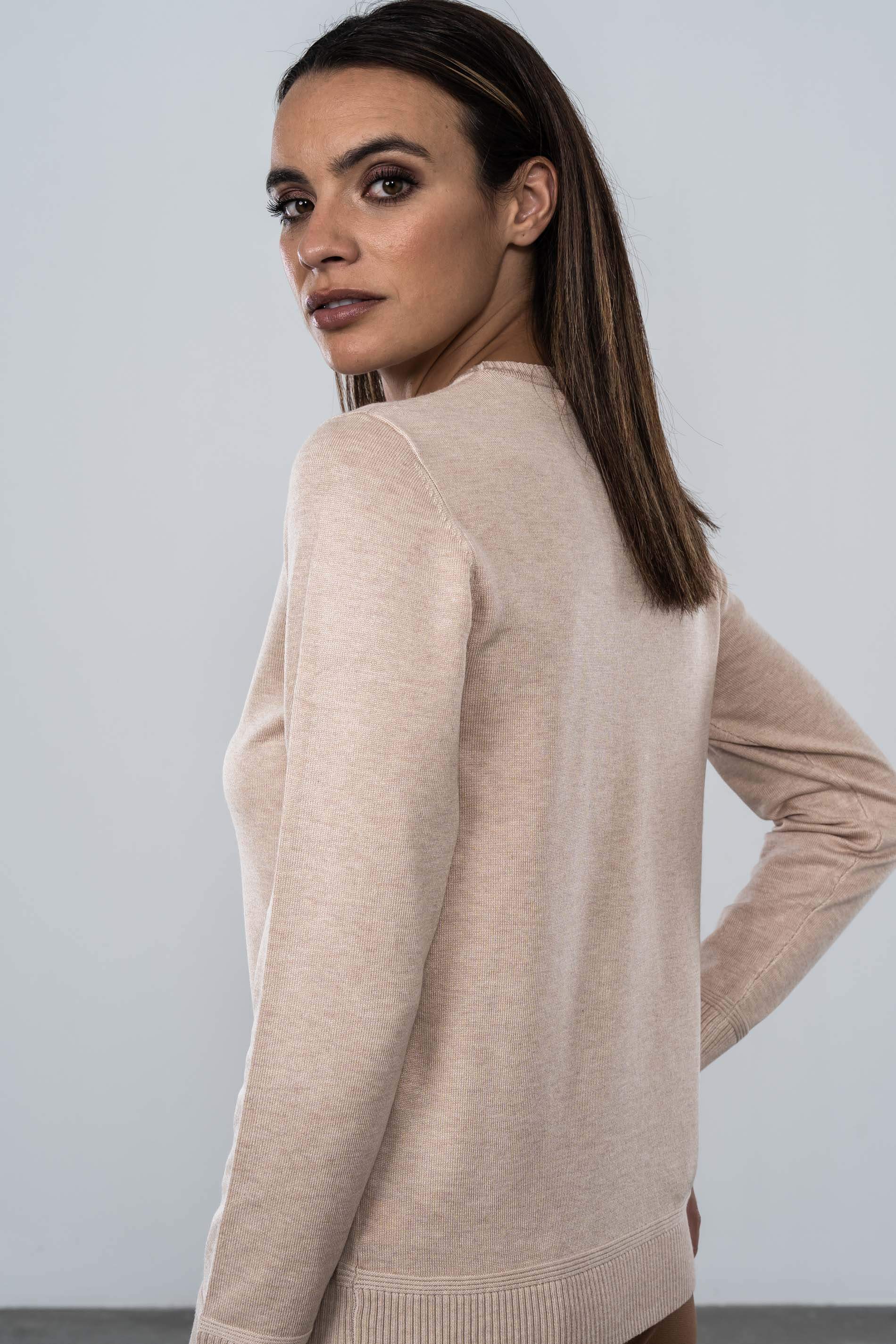 JERSEY CUELLO CAJA BEIGE