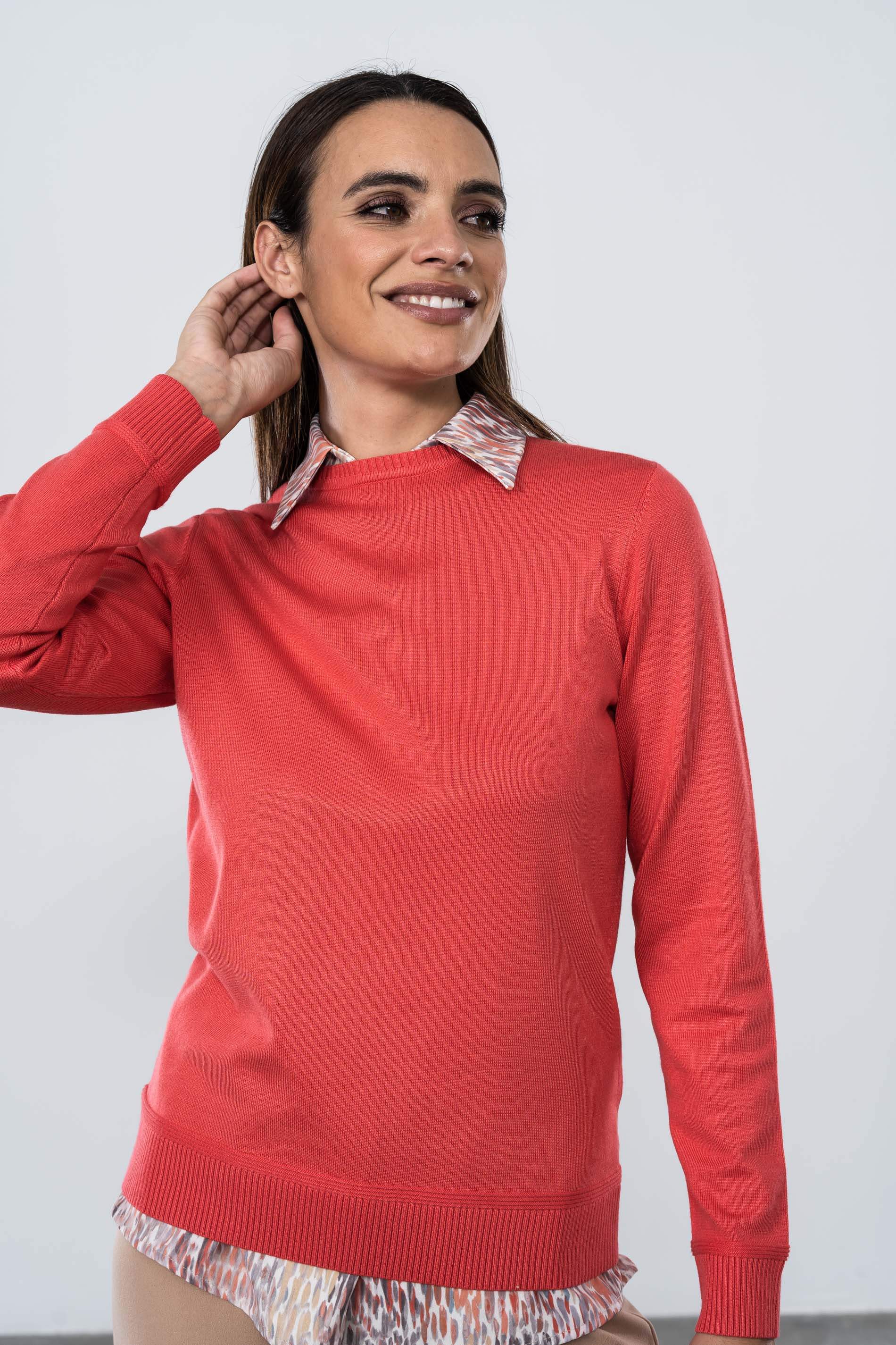 JERSEY CUELLO CAJA CORAL