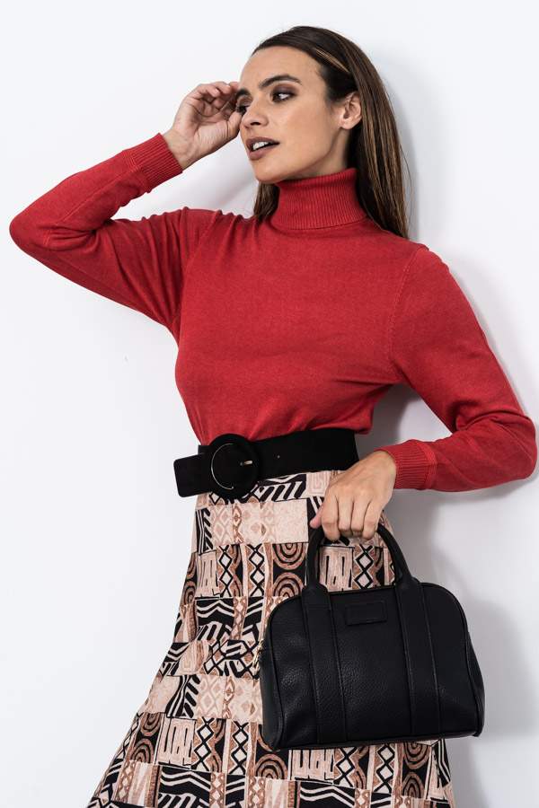 JERSEY CUELLO CISNE ROJO