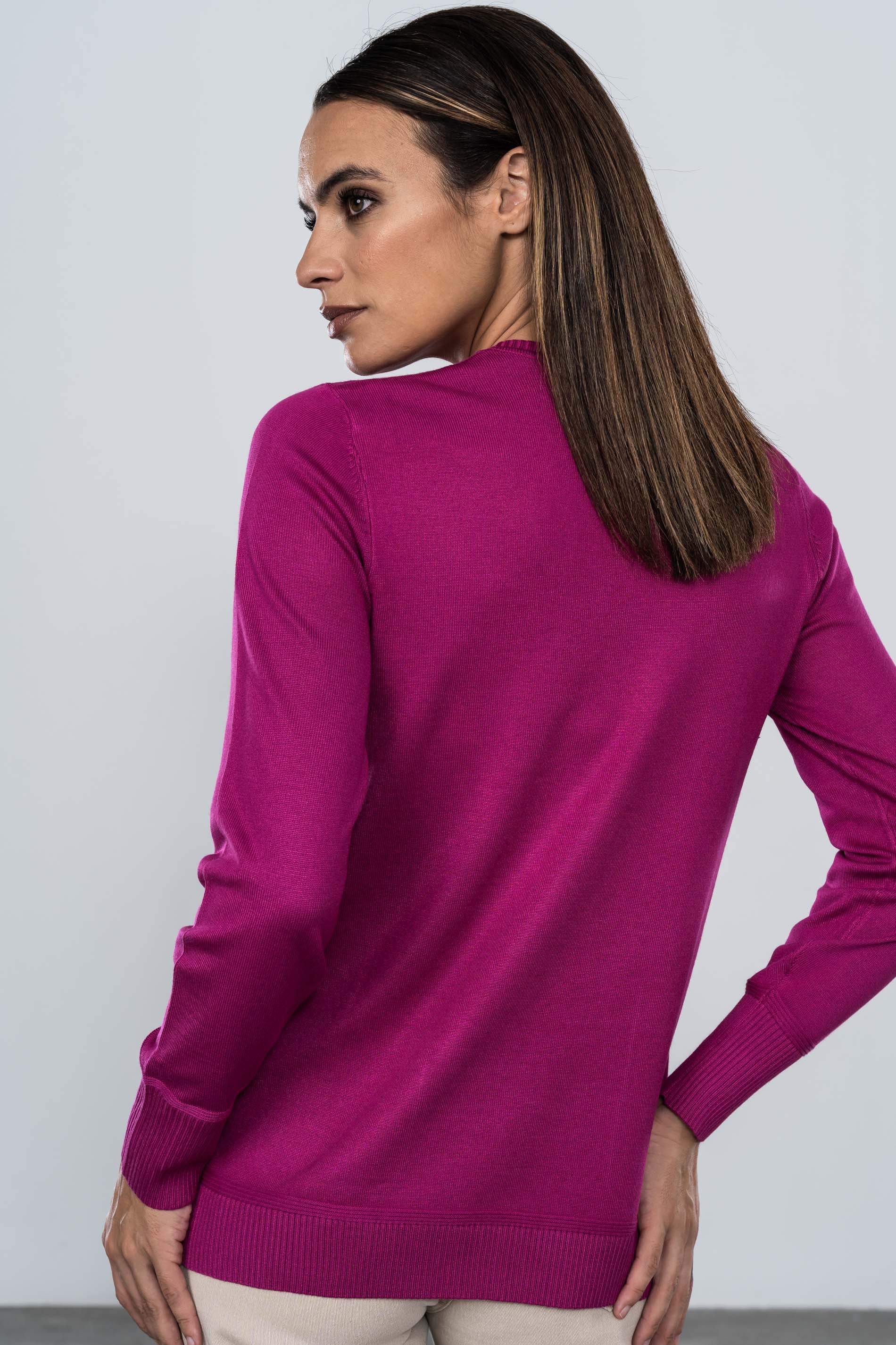 JERSEY CUELLO CAJA BOLSILLOS LAVANDA