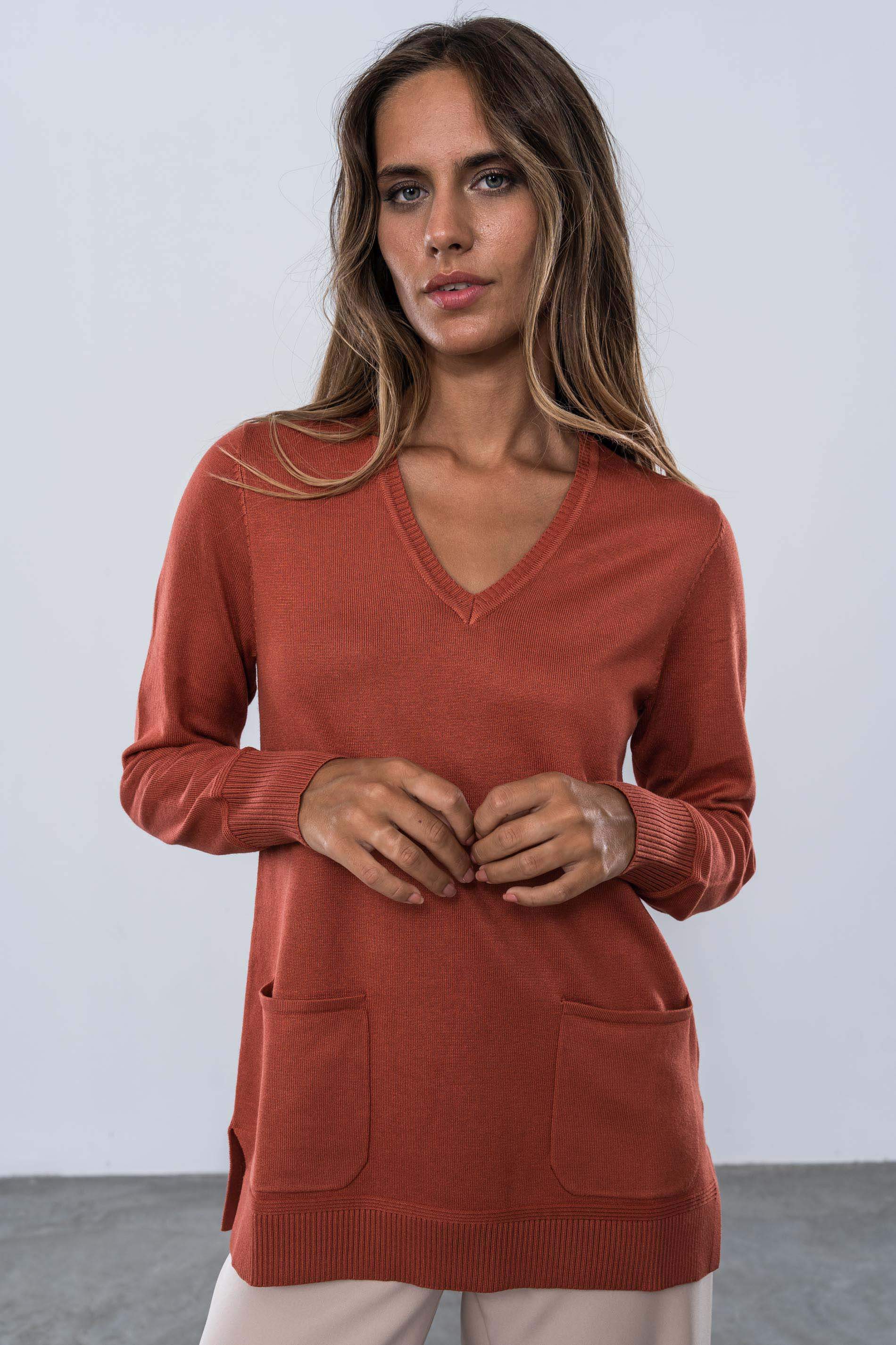 JERSEY CUELLO  PICO BOLSILLOS CALDERA