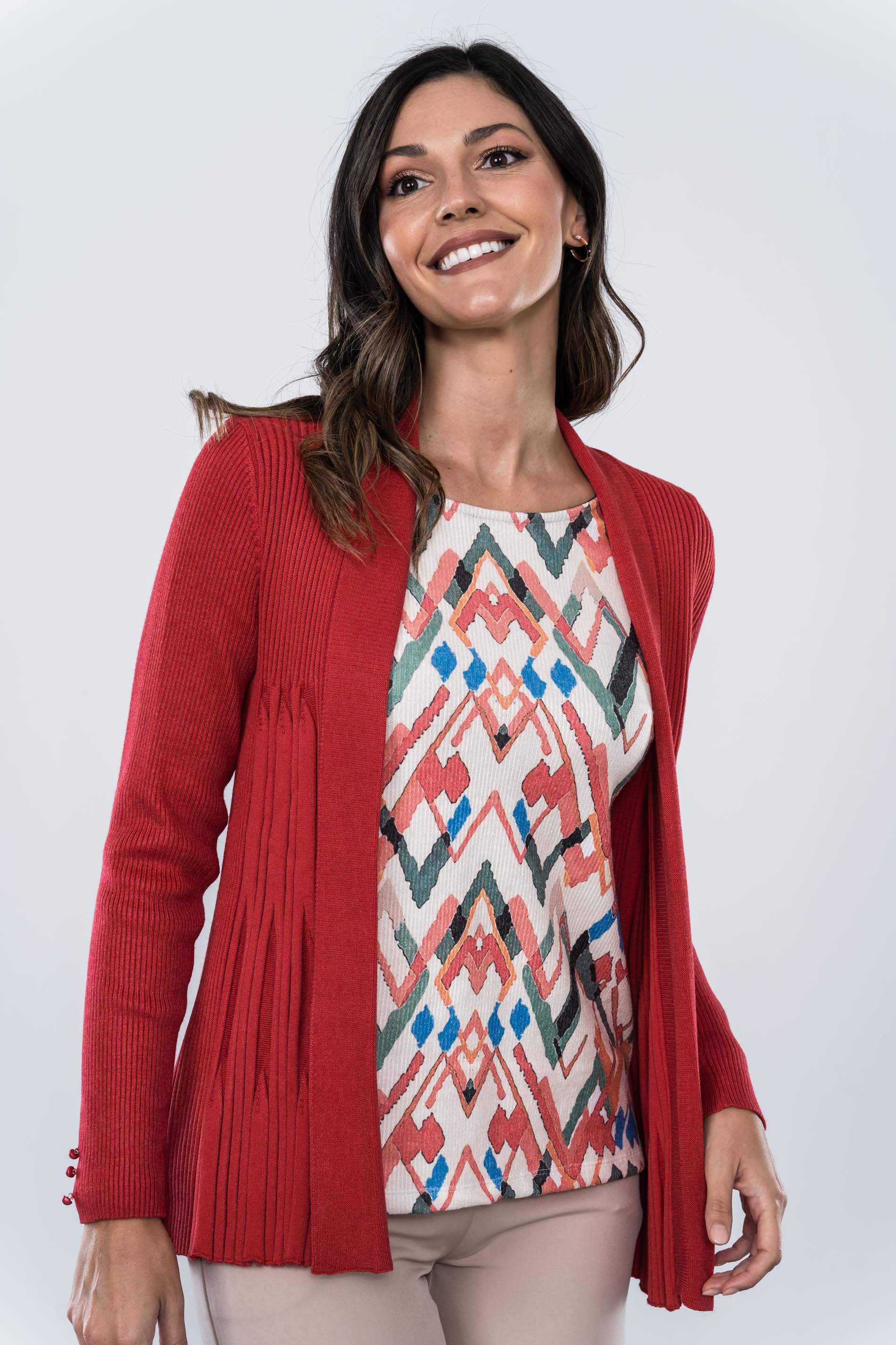 CHAQUETA CANALE ROJO