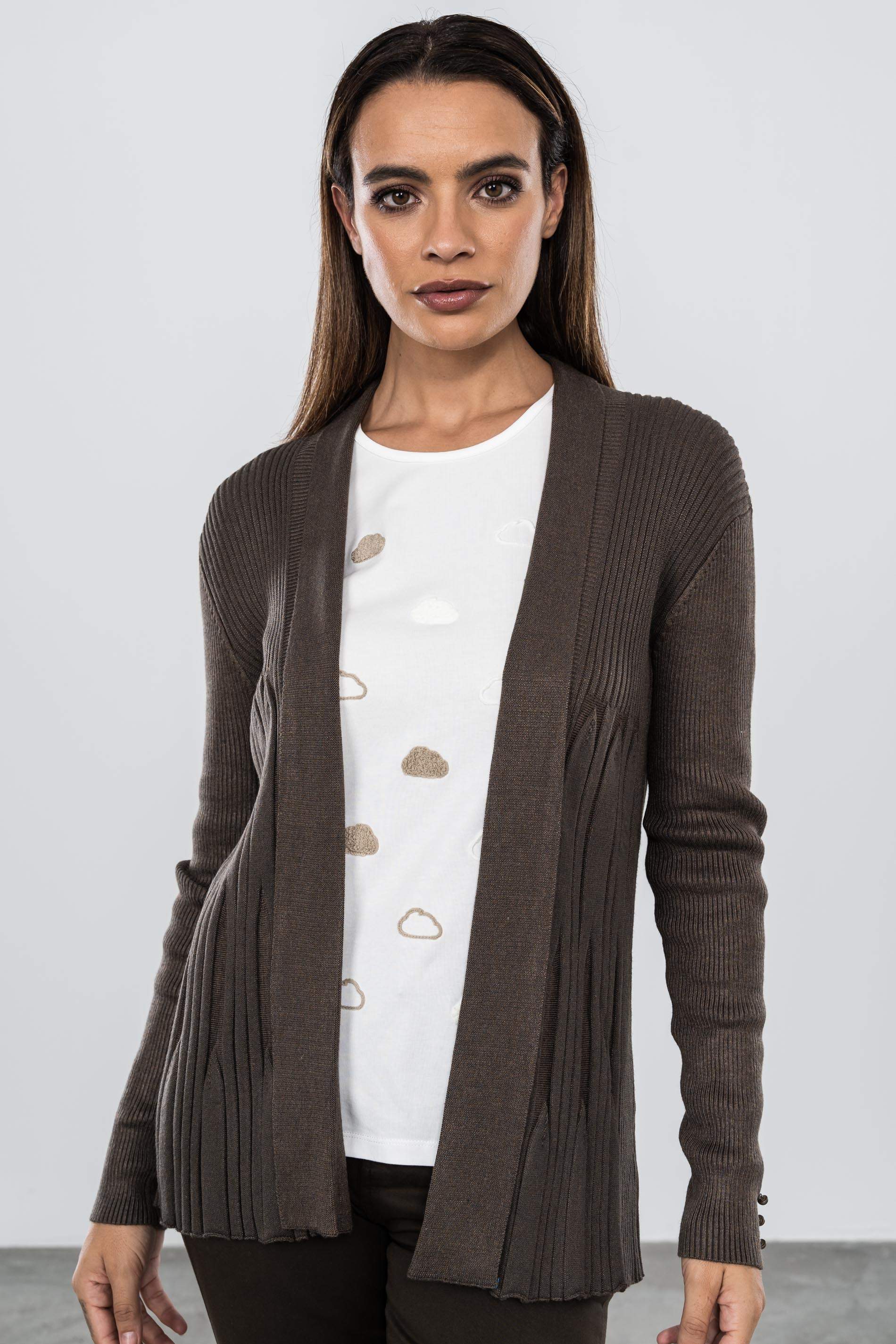 CHAQUETA CANALE MARRON